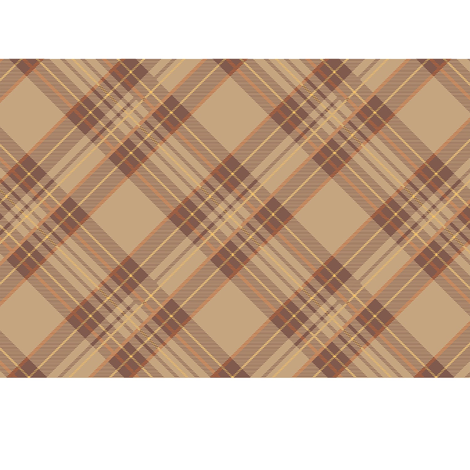 Stylish Autumn Plaid Placemats Set of 4 - Fall Table Decor for Thanksgiving, Dining, and Seasonal Home Decor | Waterproof & Heat-Resistant