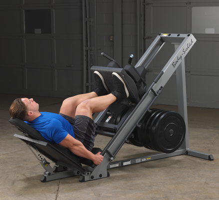 Body Solid Leg Press & Hack Squat Combo Machine - Professional Gym Equipment for Leg Workouts - Perfect for Home & Commercial Use