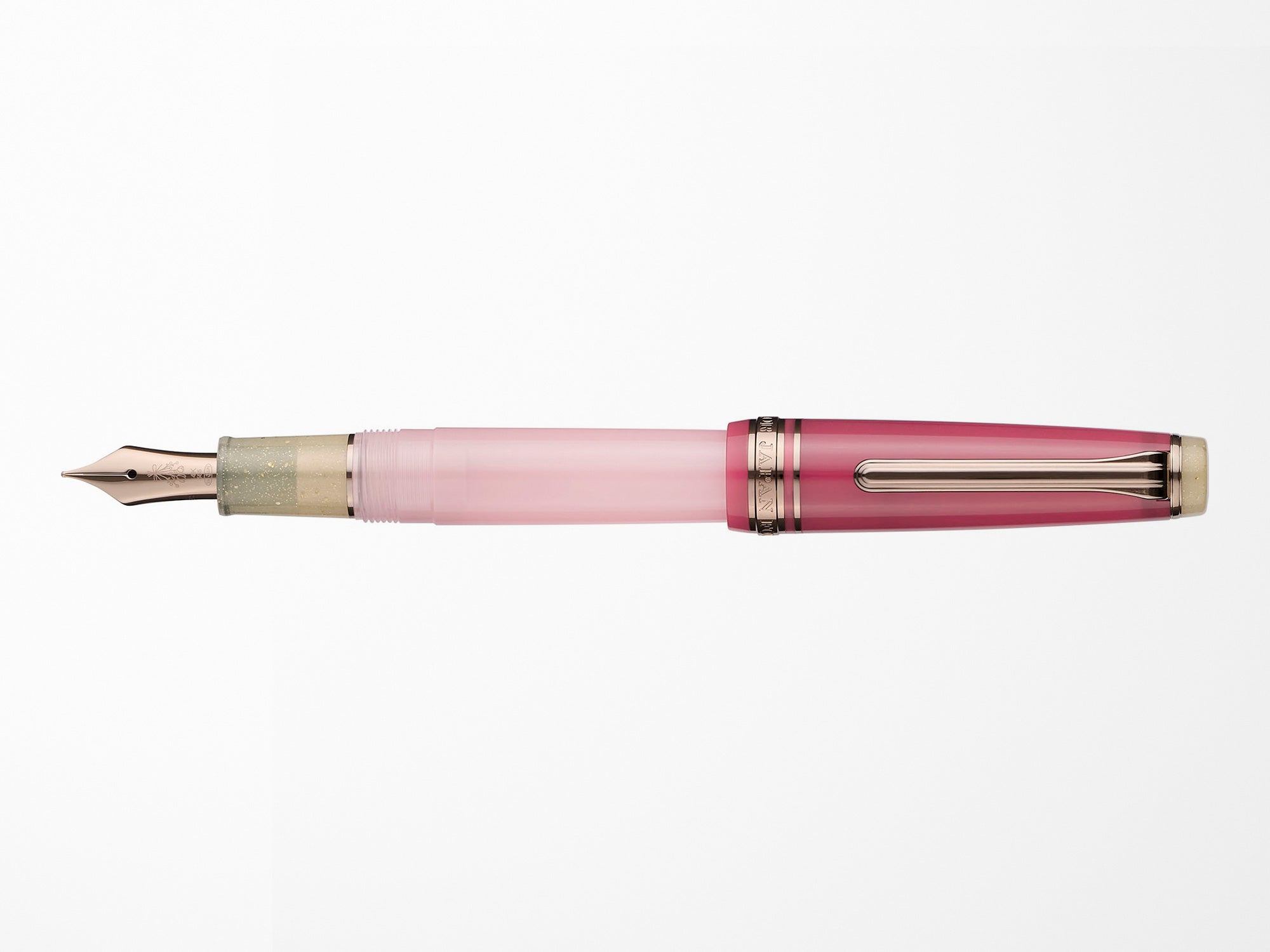 Sailor Pro Gear Slim Fountain Pen - Dried Flowers Pink Rose - Elegant Writing Instrument for Calligraphy, Journaling & Gift Giving