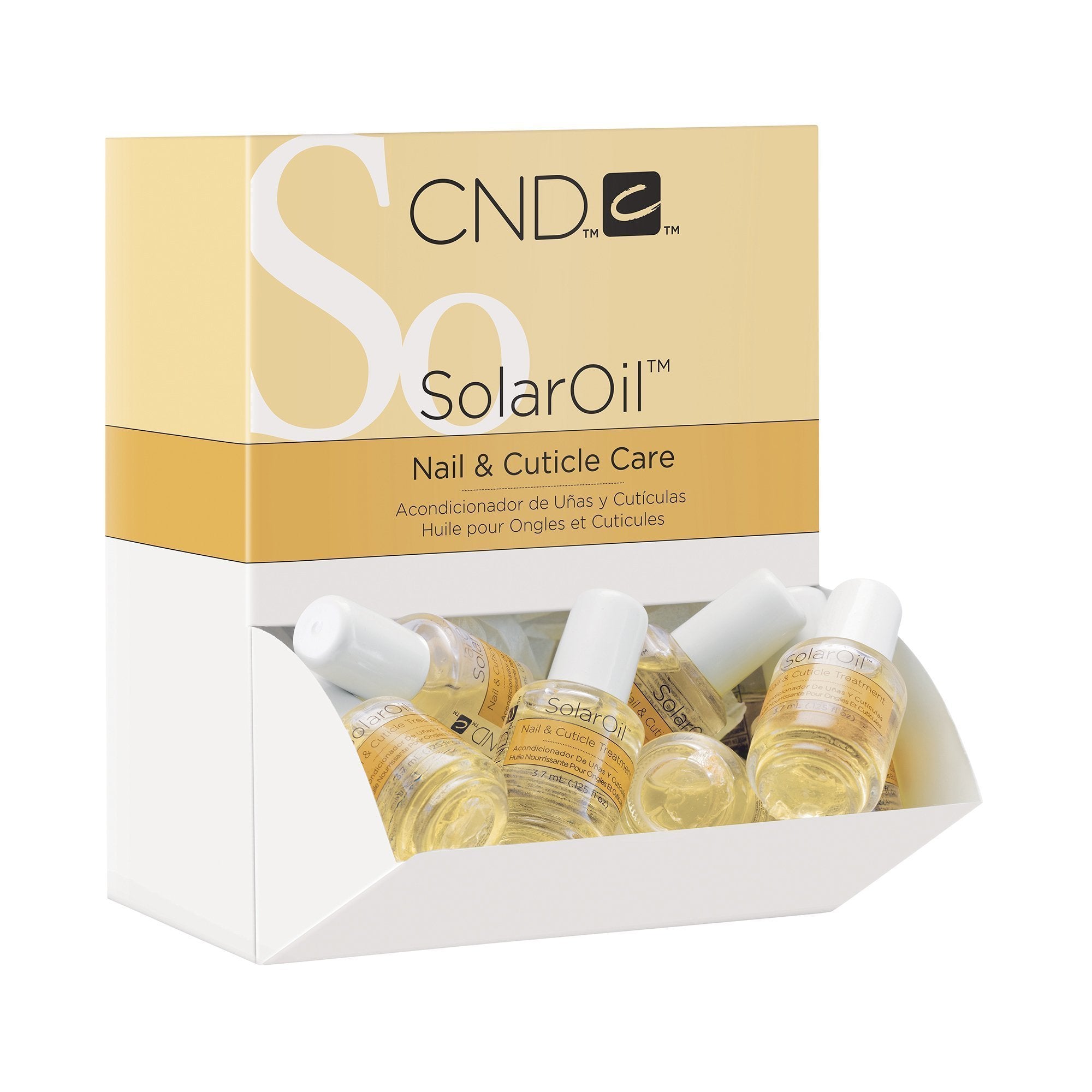 CND Solar Oil - Nail & Cuticle Treatment for Healthy Nails - Perfect for Manicures, Pedicures & At-Home Nail Care