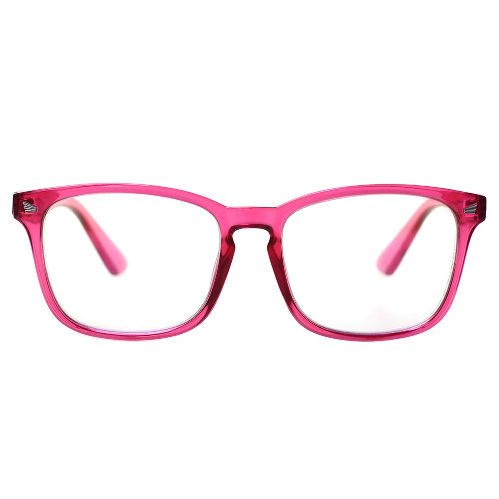 Blue Light Blocking Glasses for Women & Men - Anti Eyestrain Computer Readers for Work & Gaming