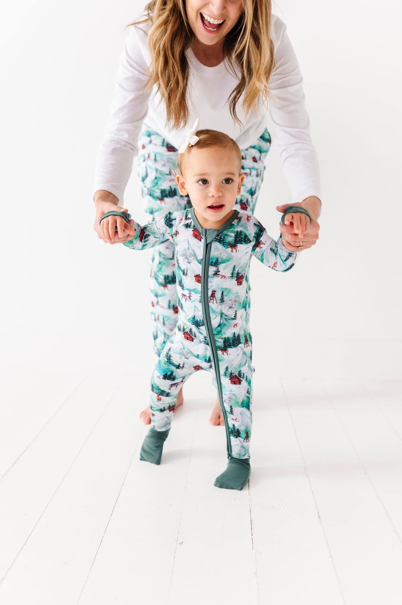 Alpine Peaks Zip Romper for Baby - Soft & Comfortable One-Piece Outfit for Boys & Girls - Perfect for Playtime, Outings & Photo Shoots