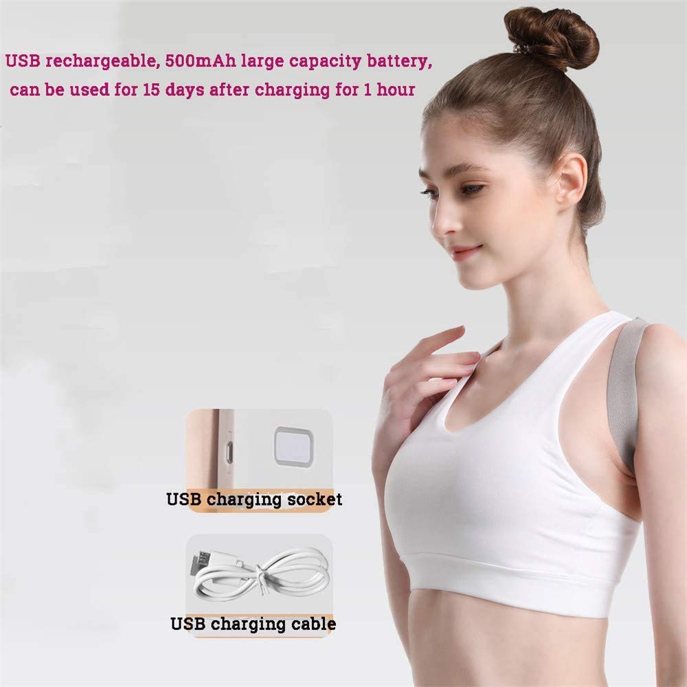 Smart Posture Corrector Back Brace with Vibration Reminder - Adjustable Upper Back Support for Women, Men & Kids - Relieves Neck, Shoulder & Back Pain - Ideal for Office Work, Gaming & Daily Posture Improvement