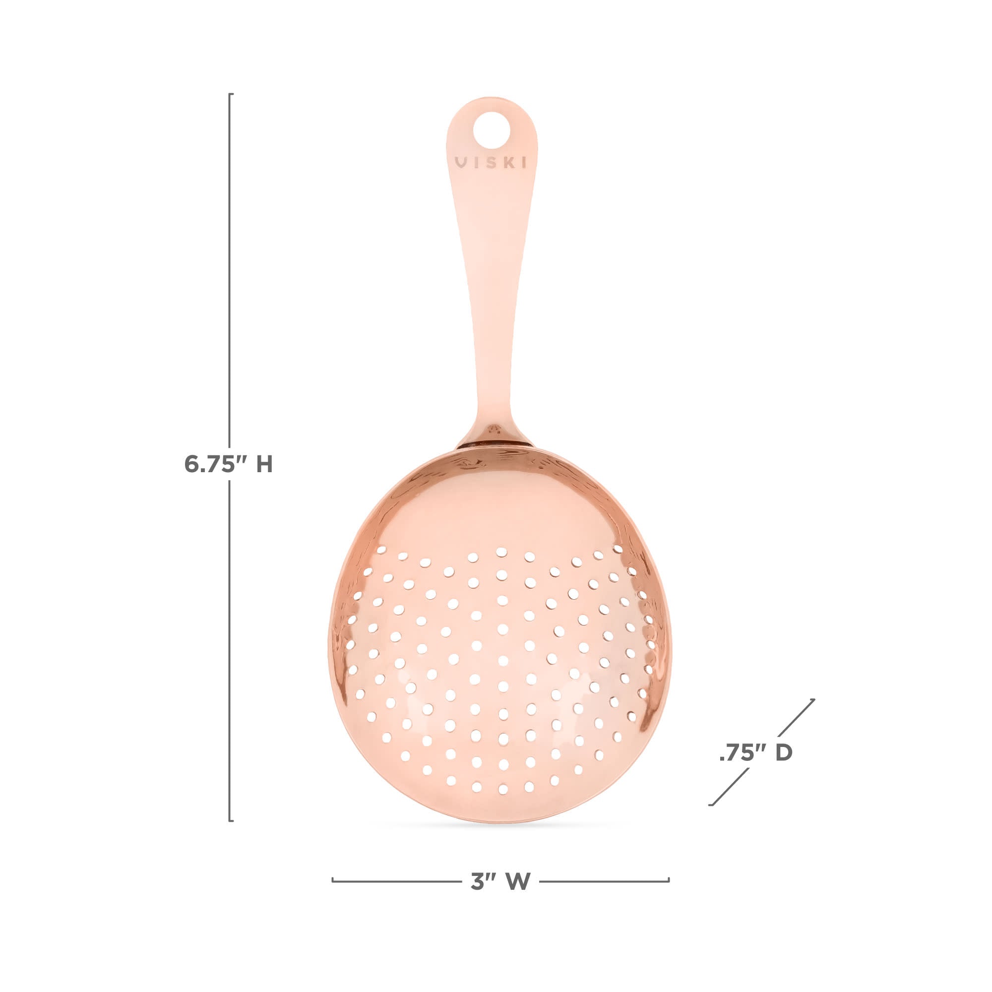 Premium Stainless Steel Summit Julep Strainer - Fine Mesh Cocktail Strainer for Mint Juleps, Mojitos & Classic Cocktails - Perfect for Home Bars & Mixology Enthusiasts