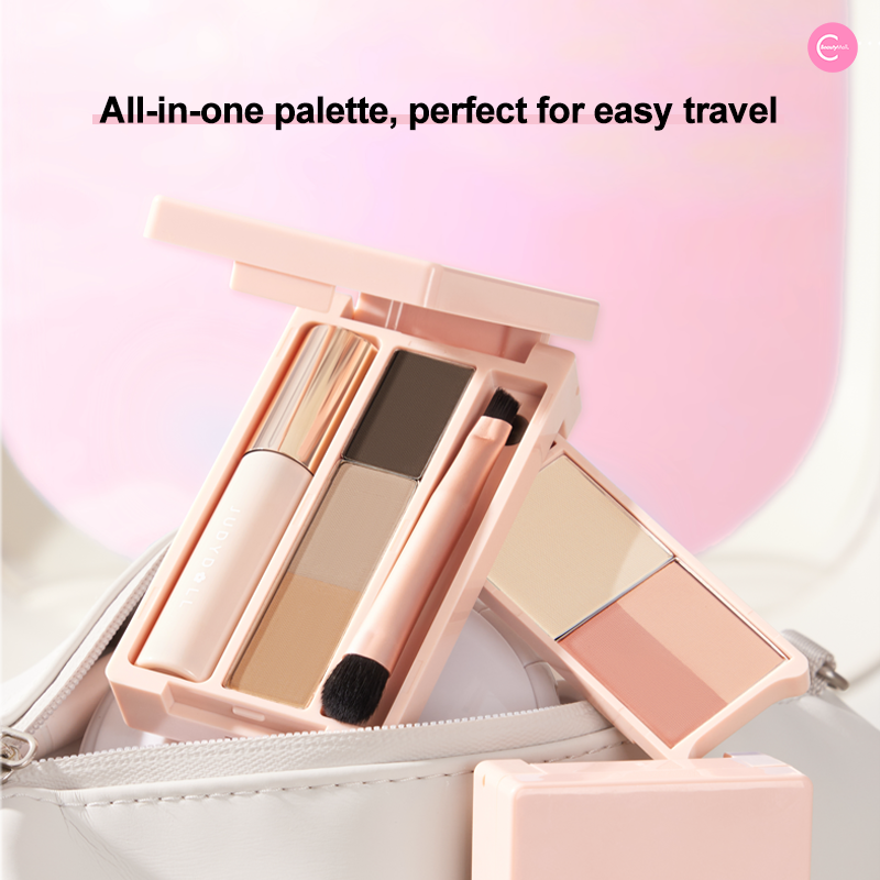Judydoll Travel Palms Palette - Portable Eyeshadow Makeup Kit for On-the-Go | Perfect for Travel, Parties & Everyday Use