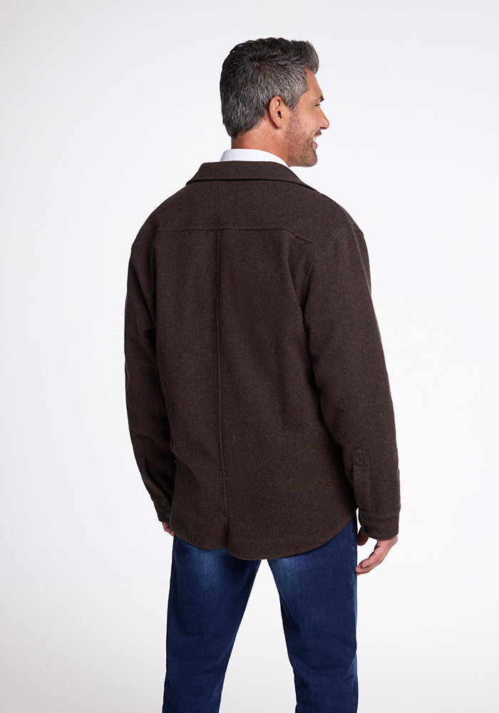 Wilder Shirt Jacket in Maple Melange - Stylish Lightweight Layering for Outdoor Adventures & Casual Wear