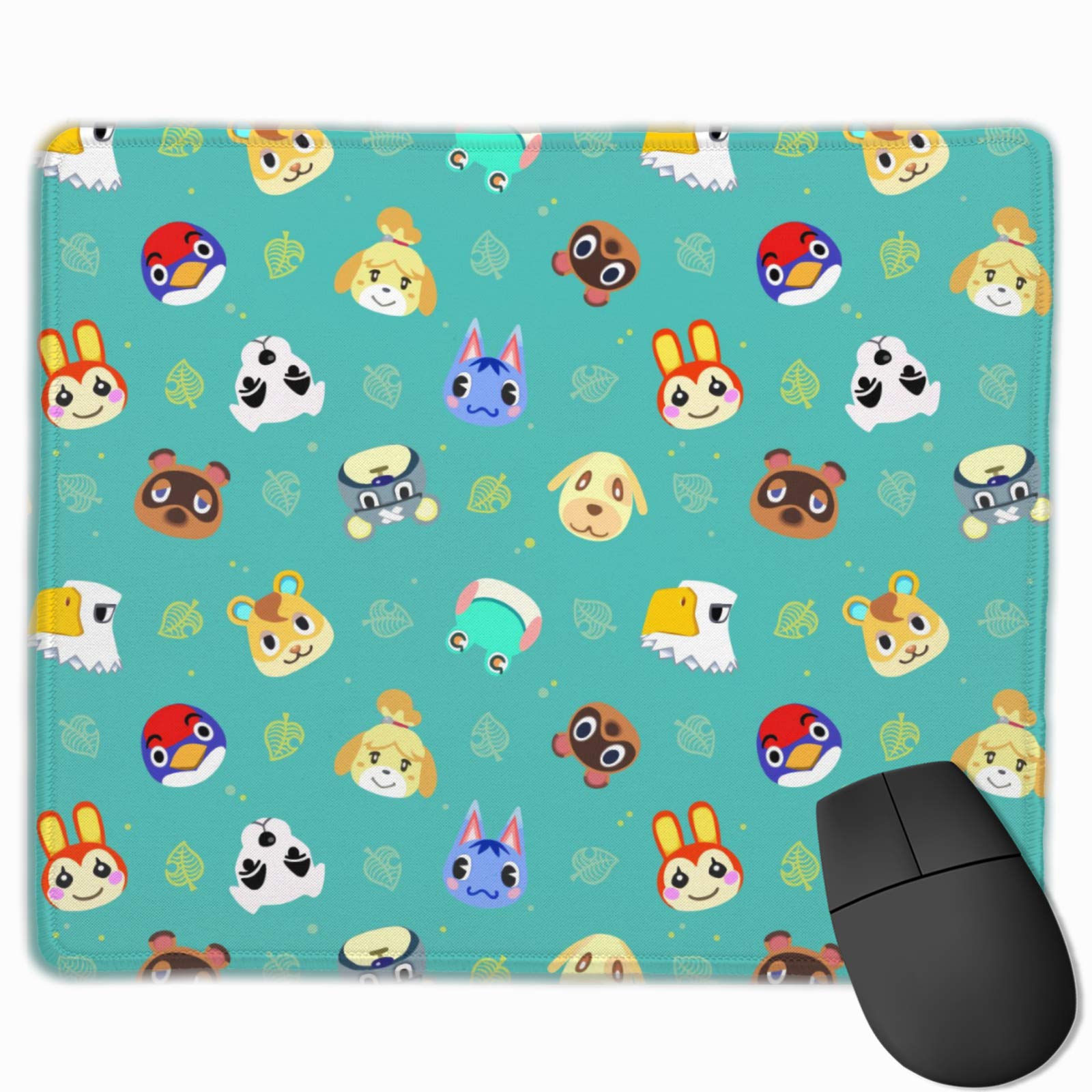 Animal Crossing Themed Gaming Mouse Pad - 11.8 x 9.8 Inch Non-Slip Rubber Base, Waterproof Office & Home Computer Mouse Mat for PC, Laptop, and Desk Work | Perfect for Gamers, Students & Remote Workers