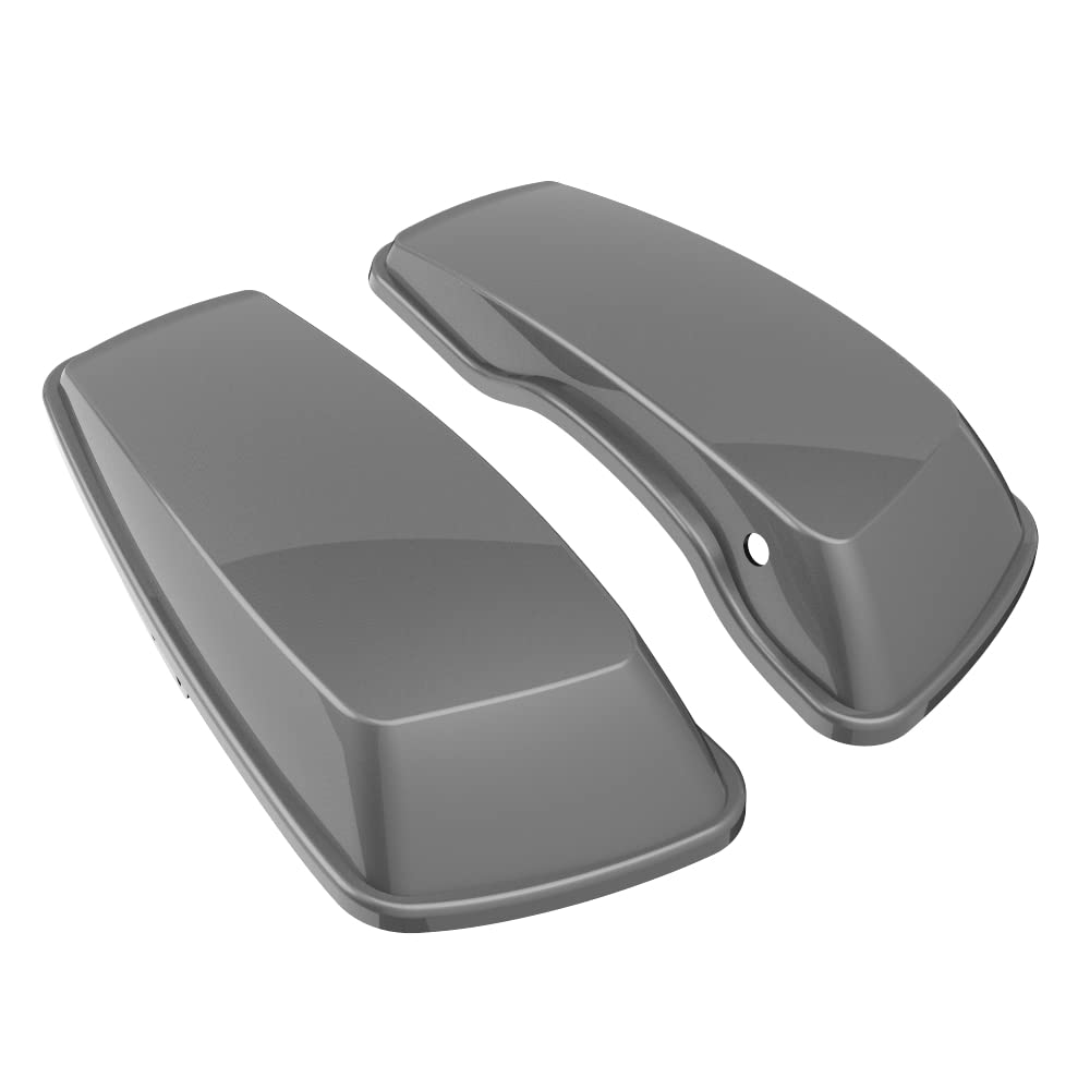 Advanblack Motorcycle Saddlebag Lids - Compatible with Harley-Davidson Touring, Road Glide, Street Glide Special & Road King (2014-2023 Models) - Durable Replacement Hard Bag Covers for Long Rides & Custom Bike Upgrades