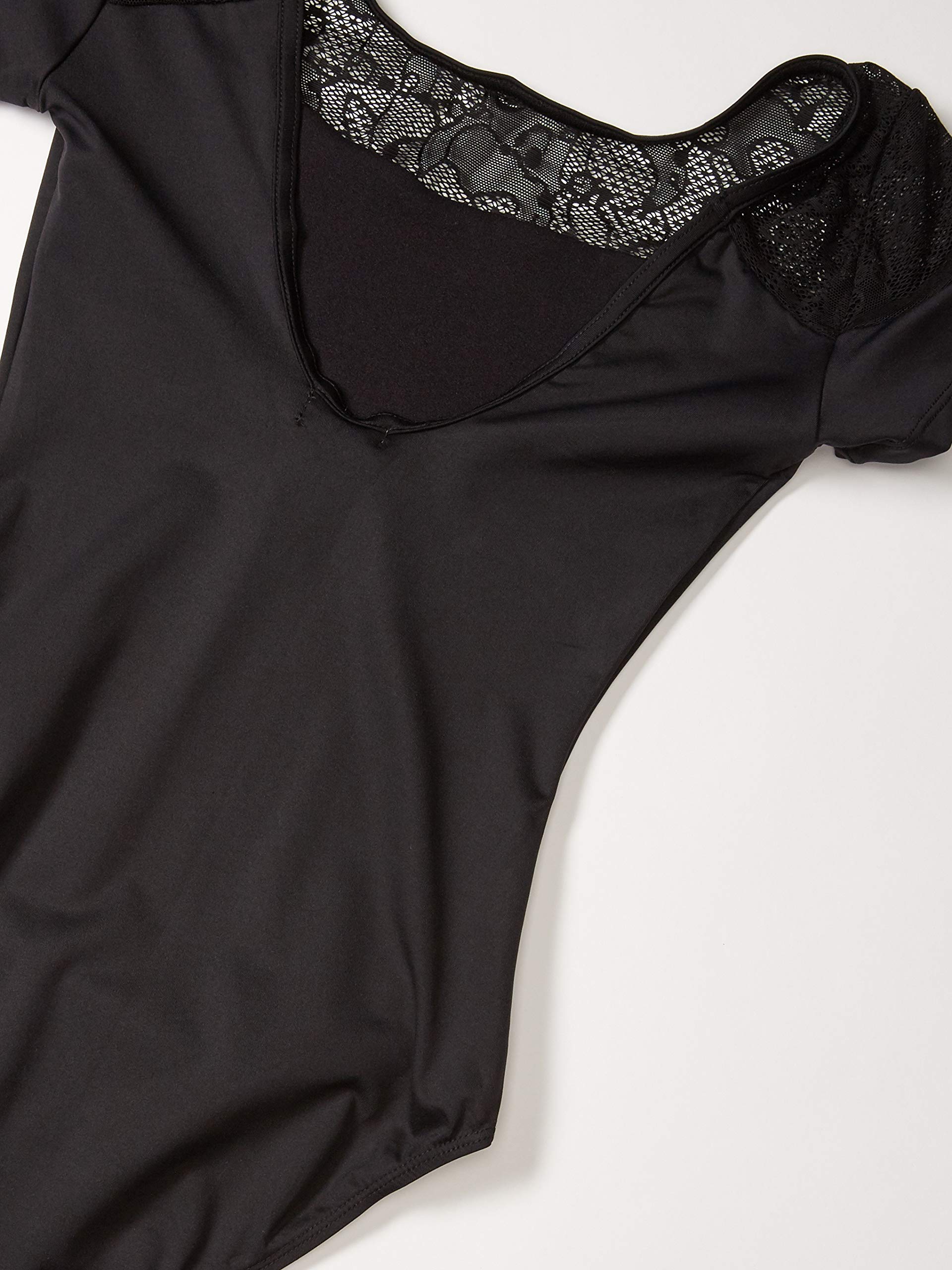 Women's Short Sleeve Leotard - Stretch Ballet Dancewear for Yoga, Gymnastics & Performance - Comfortable & Breathable Workout Outfit
