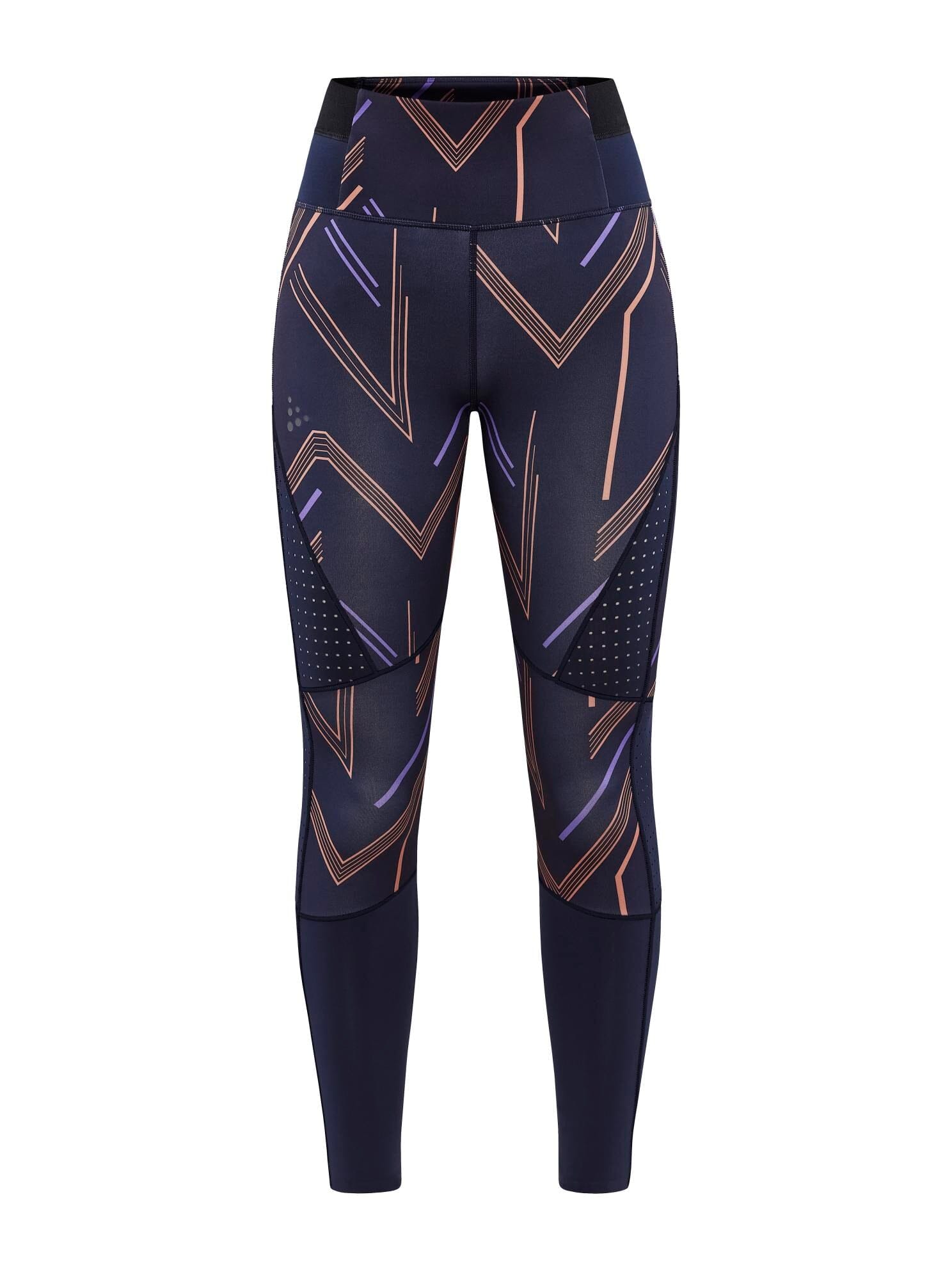 High-Waisted Women's PRO Charge Blocked Training Tights - Moisture-Wicking, 4-Way Stretch Yoga Pants for Running, Gym & Workout - Perfect for Athleisure & Active Lifestyle