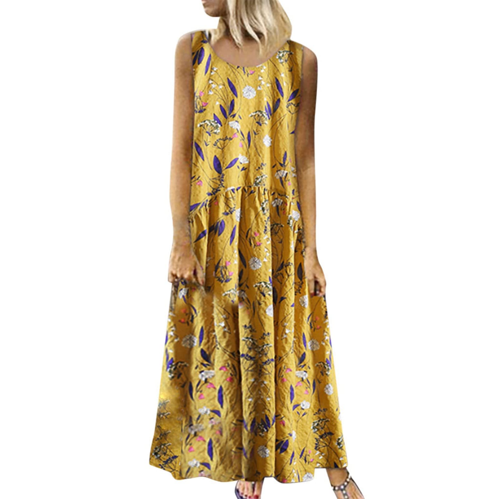 Plus Size Women's Beach Dress - Casual Sexy Boho Maxi Dress with Lace Trim for Tanning, Vacation & Summer Parties | Sizes S-5XL | Perfect for Beach Getaways, Poolside Lounging & Boho Festivals