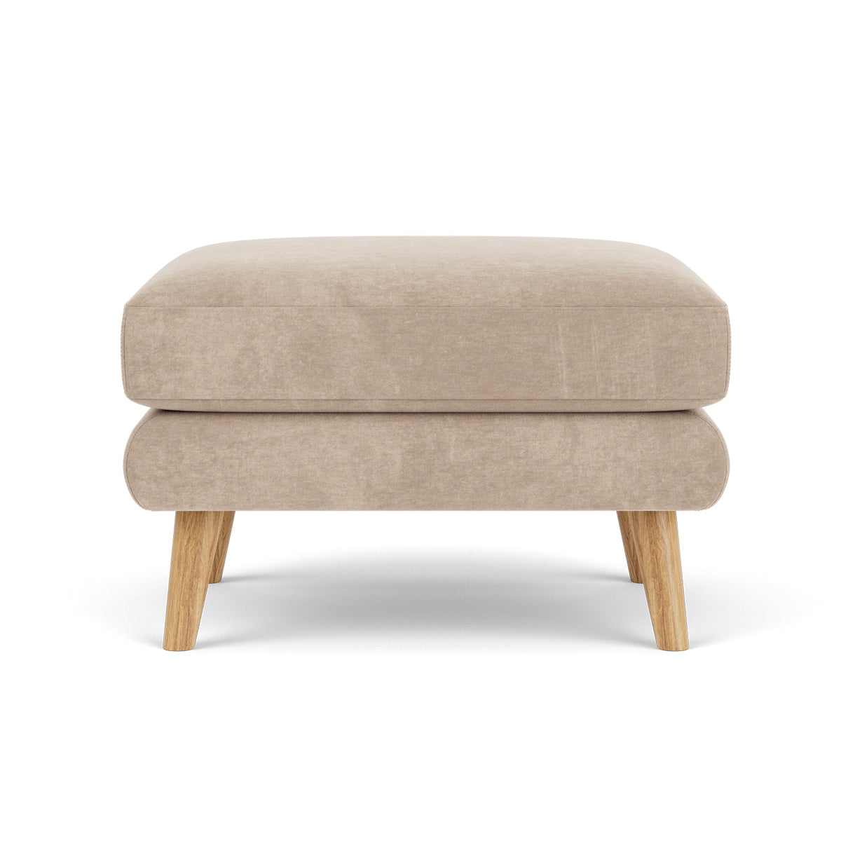 George Fabric Ottoman - Stylish and Comfortable Footrest, Storage Bench for Living Room, Bedroom, or Office - Perfect for Relaxing, Extra Seating & Home Organization