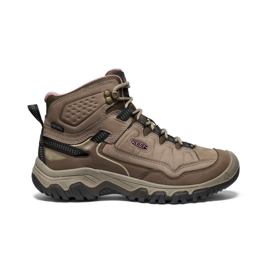 Keen Targhee IV Mid WP Waterproof Hiking Boots for Women - Lightweight & Durable for Outdoor Adventures, Trail Walking & Backpacking