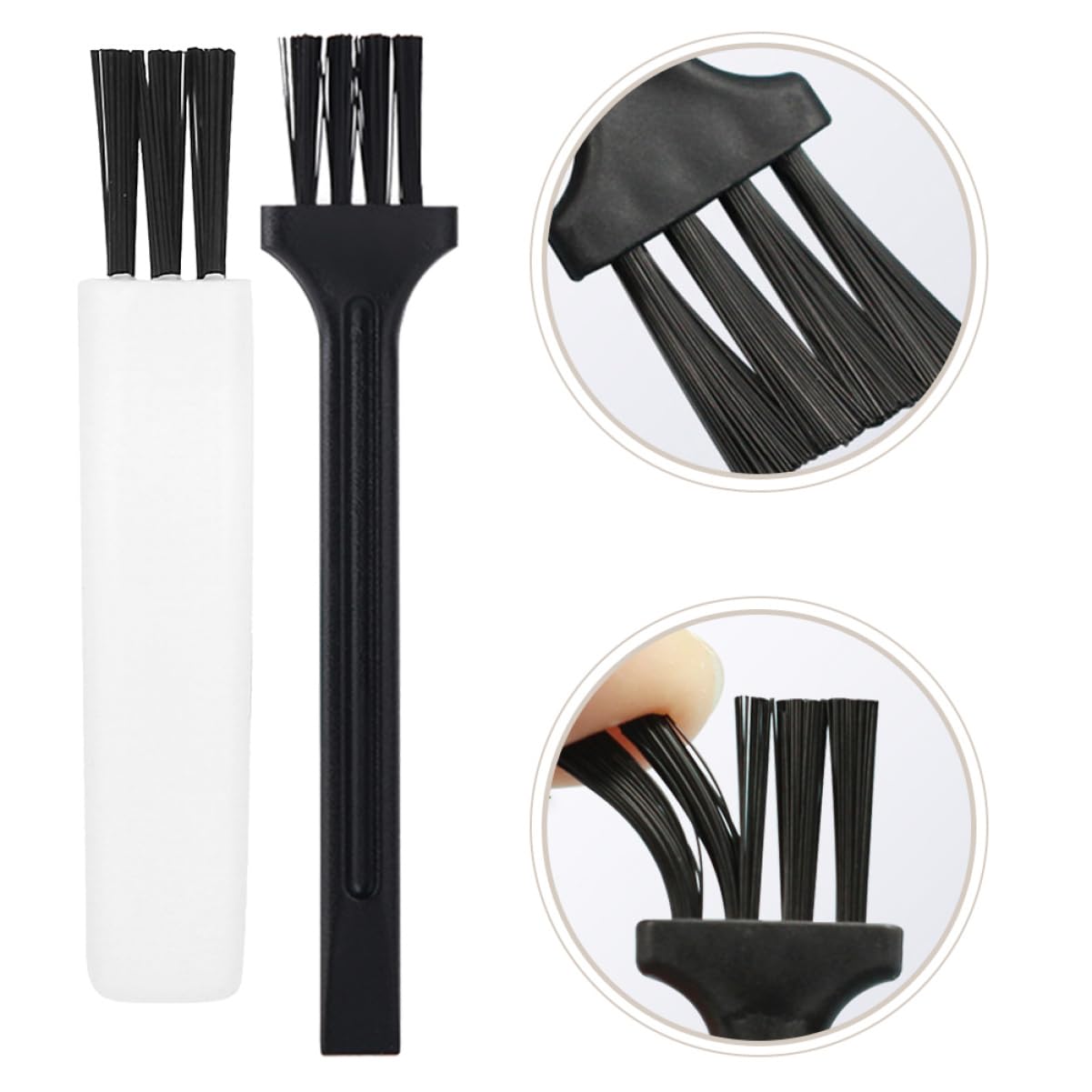 150 Pcs Electric Shaver Cleaning Brush Set - Small Razor & Trimmer Cleaning Brushes for Hair Clippers - Perfect for Home, Salon & Travel Grooming Accessories