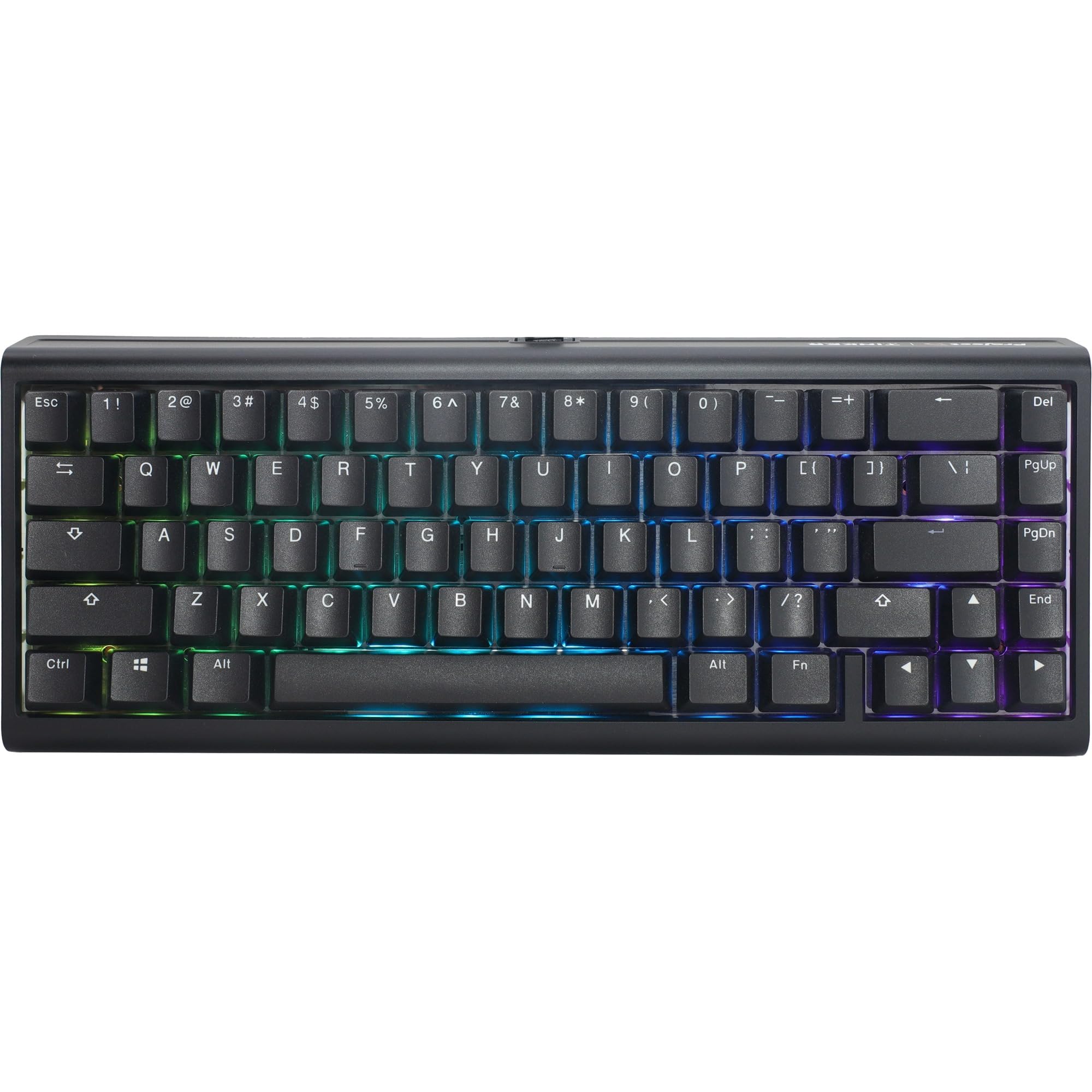Ducky ProjectD Tinker 65 Hotswap RGB Mechanical Keyboard - Cherry MX Brown Switches - Black Aluminum Case - Wired Gaming Keyboard for PC/Mac - Perfect for Typing, Coding & Esports