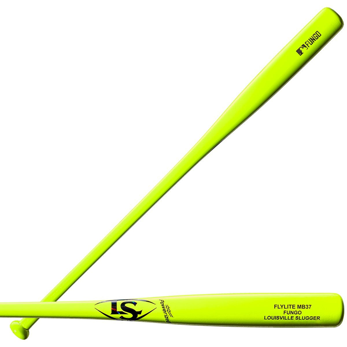 Louisville Flylite Fungo MB37 Poplar Baseball Training Bat - Lightweight & Durable for Coaches & Players | Perfect for Softball & Baseball Practice, Fielding Drills, and Batting Cage Sessions