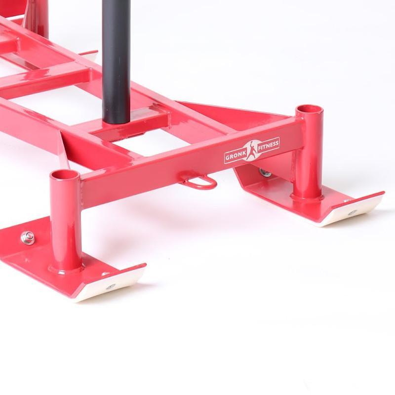 Gronk Fitness Professional Power Sled - Heavy Duty Red Training Sled for Football, Strength & Conditioning Workouts | Perfect for Speed Training, HIIT & Gym Equipment