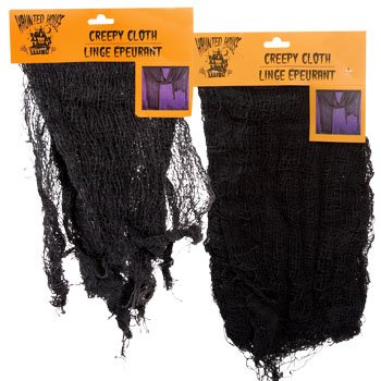 Scary Haunted House Creepy Cloth - Halloween Decoration Fabric for Spooky Party, Ghost Costume & DIY Horror Props