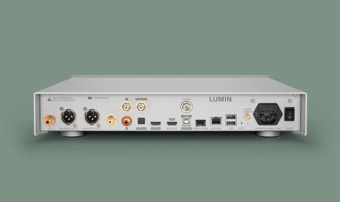 Lumin P1 Mini Streamer DAC Pre Amplifier - High-Resolution Audio Streaming & Preamplifier for Home Theater & Hi-Fi Systems