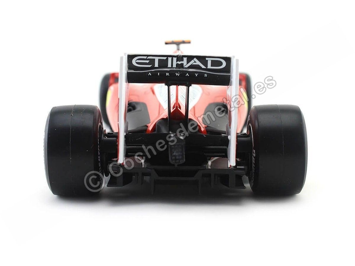 Mattel Hot Wheels Elite T6288 1:18 Scale Die-Cast Ferrari F10 Formula 1 Race Car - 2010 Bahrain GP Edition #7 Felipe Massa - Collectible Model Car for Display & Racing Enthusiasts