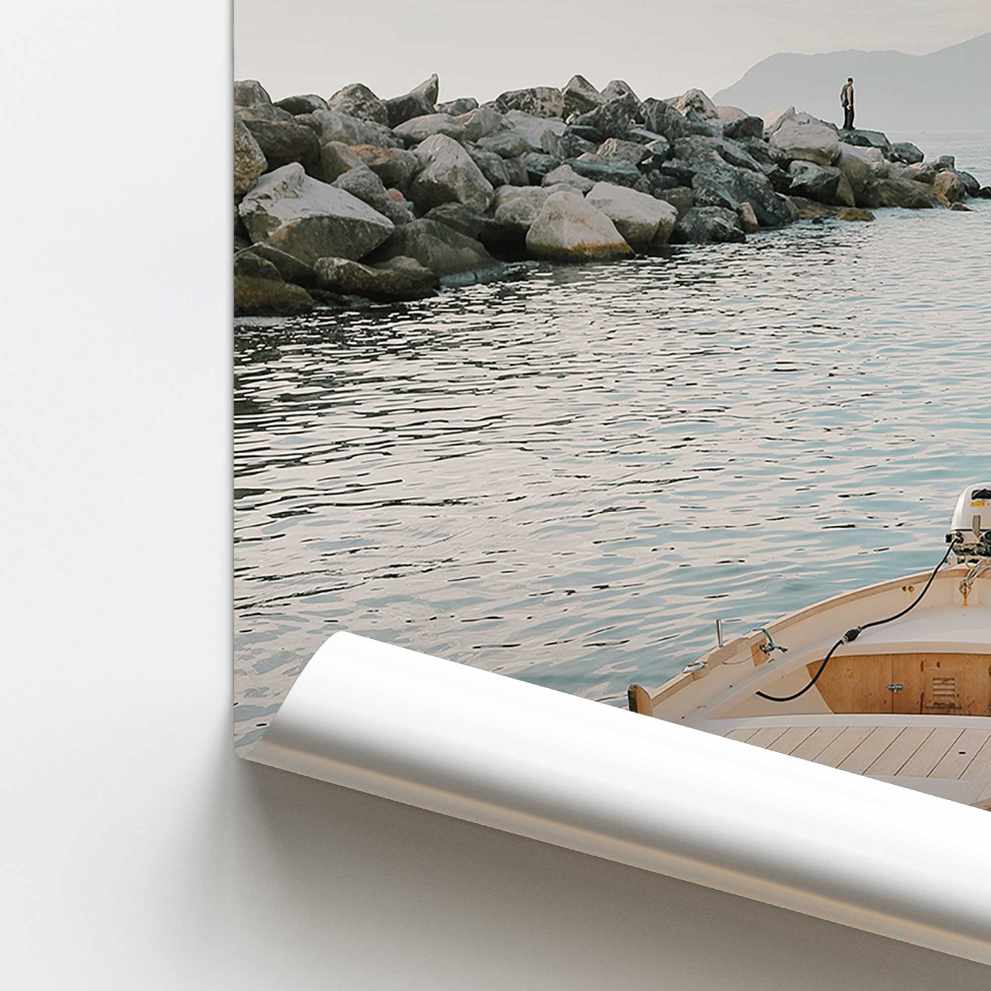 Dockside Dreams Print - Coastal Wall Art Decor for Beach House, Living Room & Bedroom | Nautical Themed Home Decor for Seaside & Ocean Lover Gifts