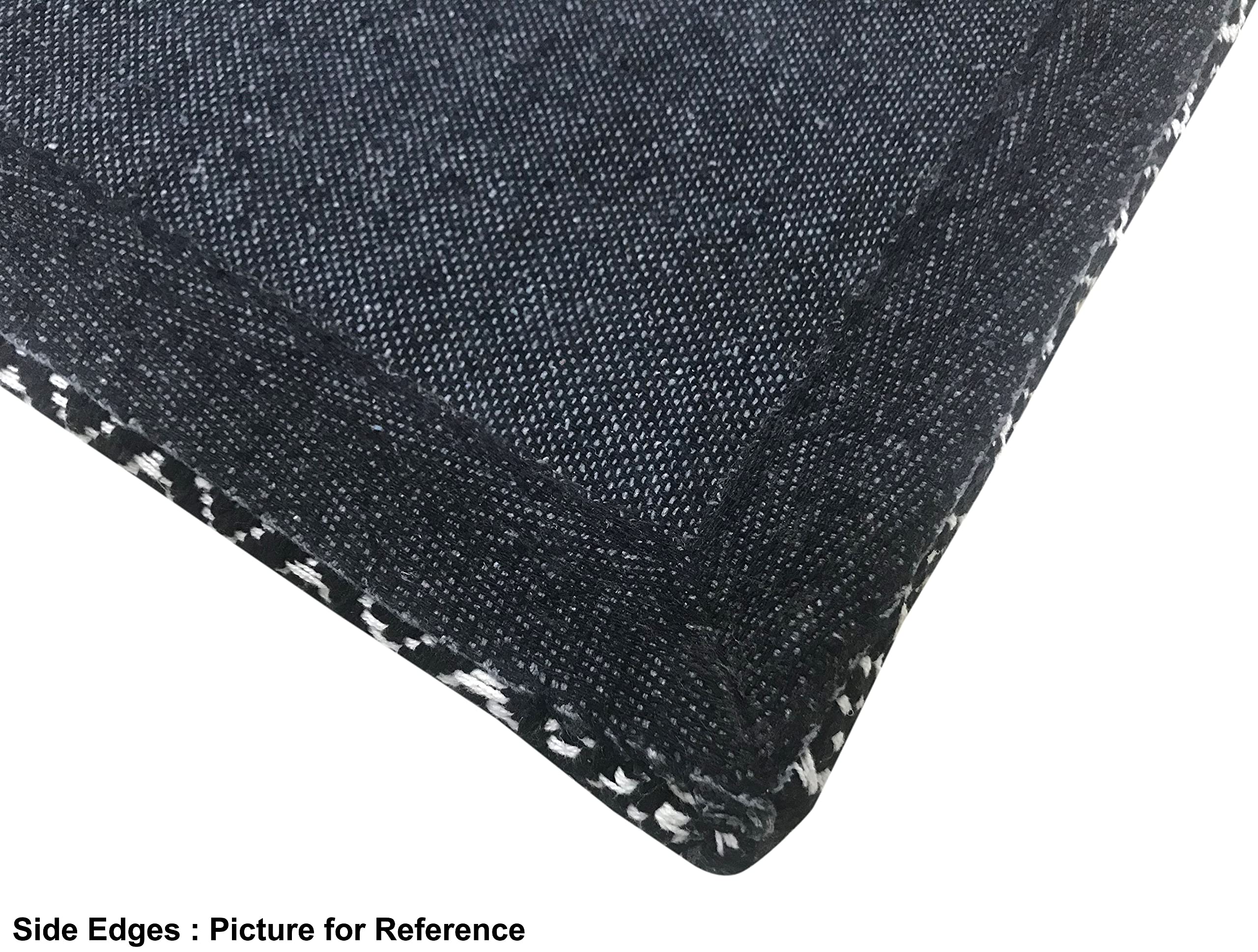 Anti-Fatigue Kitchen Mat with Cushioned Comfort, Waterproof Non-Slip Heavy Duty Foam Rug for Kitchen, Floor, Home, Office, Sink, Laundry, and Standing Desk (Black, 18''x30'')