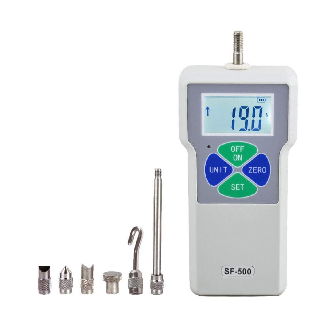 High Precision Digital Push Pull Force Gauge - 0.001N to 5N Pressure Tester Meter with 0.1N/0.01N/0.001N Resolution | Ideal for Laboratory, Industrial Quality Control & Material Testing