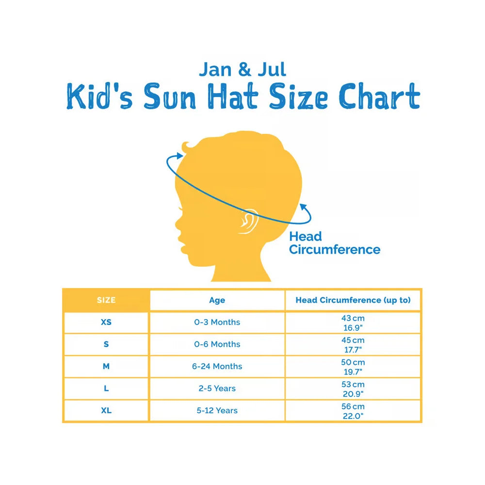 Jan & Jul Sun Soft Cotton Baby Cap - Oat Beige - UV Protection & Breathable for Newborns & Toddlers - Perfect for Outdoor Play, Beach Trips & Sunny Day Adventures