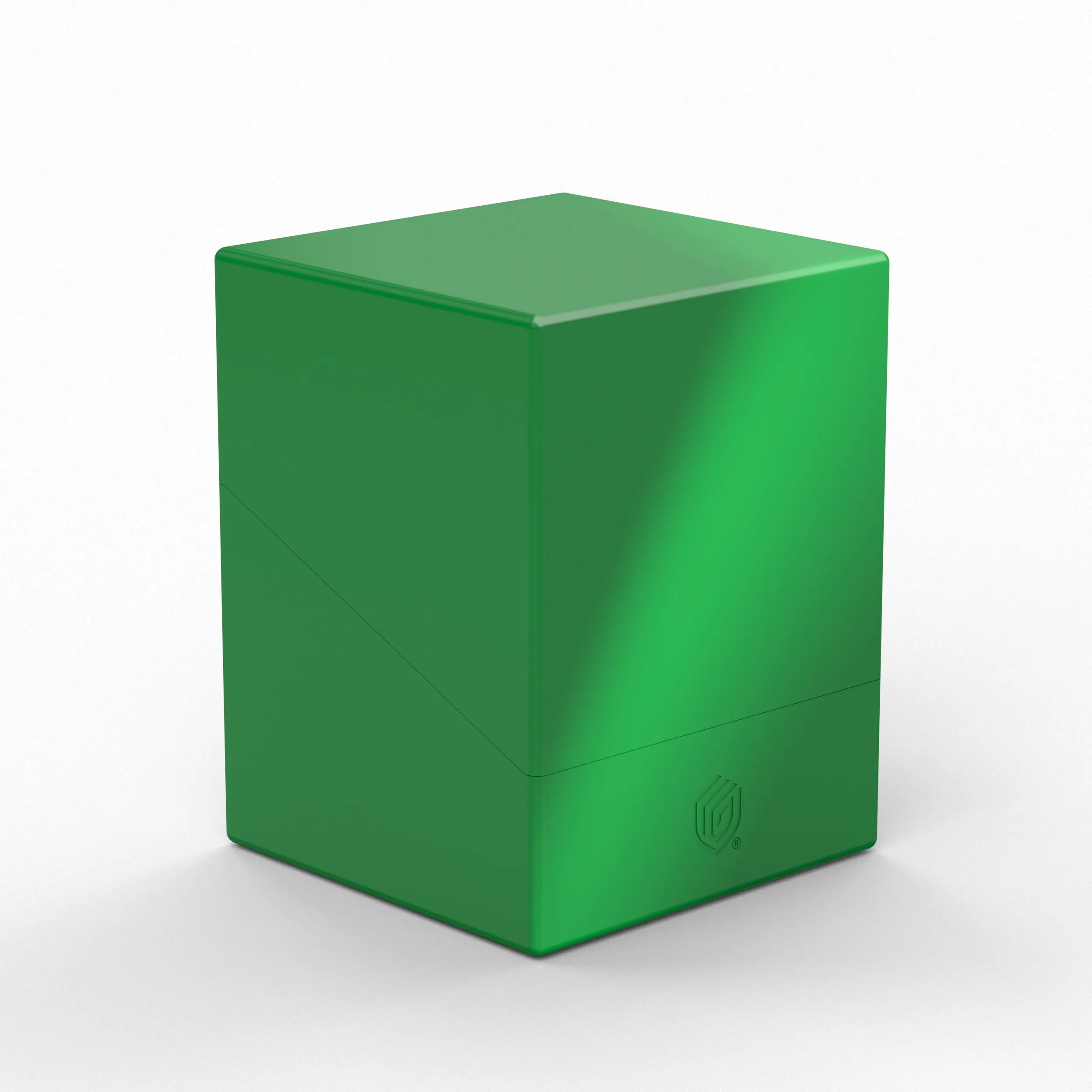 Boulder 100+ Deck Box - Durable Solid Green Storage Case for Trading Cards, MTG, Pokemon, Yu-Gi-Oh - Perfect for Card Collectors & Gamers