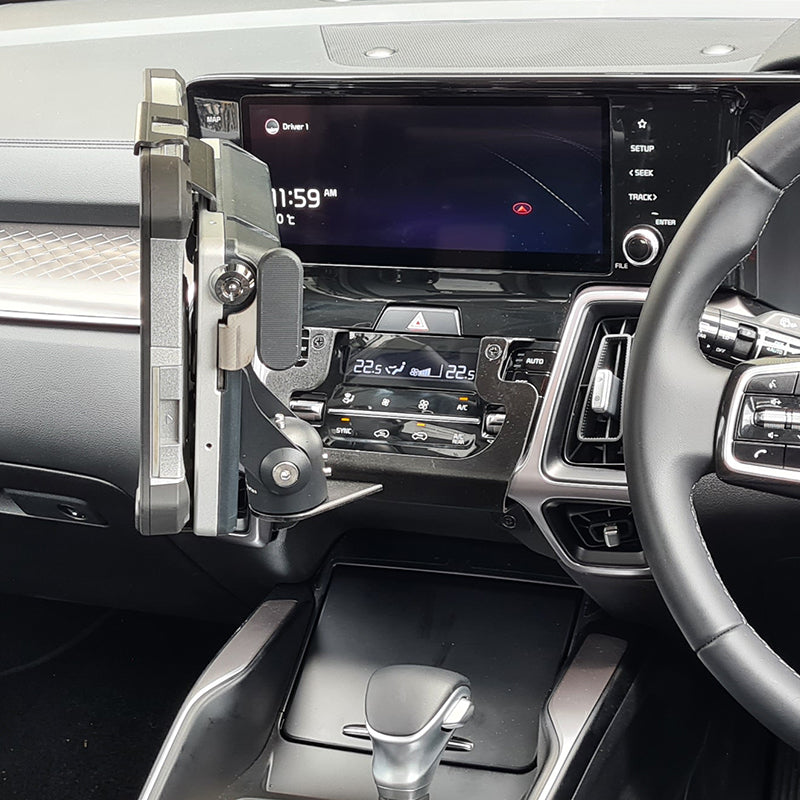 Kia Sorento (2021+) Car Phone Mount - Industrial Evolution InDash Push Control Dashboard Holder for iPhone & Android - Perfect for GPS Navigation & Hands-Free Driving