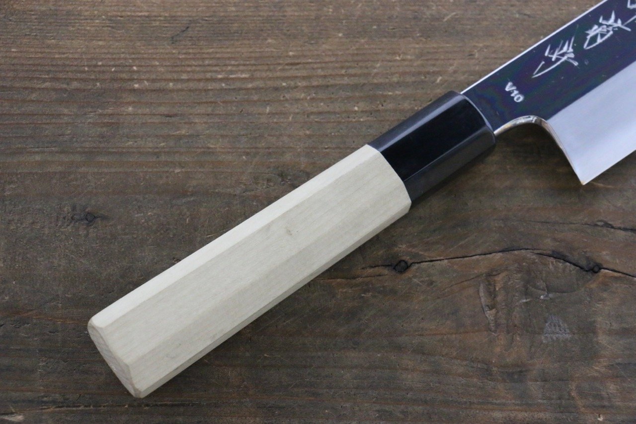 Premium Kikumori VG10 Japanese Usuba Chef Knife 180mm - Mirror Polished Blade for Sushi, Vegetables & Precision Cutting - Professional Kitchen & Home Cooking Essential