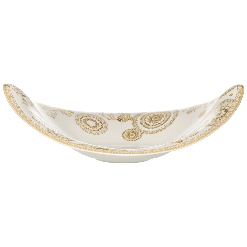 Villeroy & Boch Samarah Pearl Fruit Bowl - Elegant Bone China Decorative Serving Bowl for Fruits, Desserts & Centerpieces - Multi-Color Luxury Tableware for Dining Room & Kitchen Decor