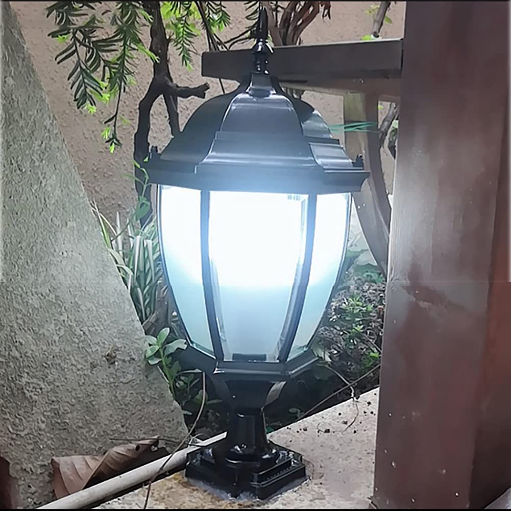 Waterproof LED Deck Post Lights Outdoor - Solar Powered Pillar Cap Lights for Garden, Fence, Column & Wooden Posts - Perfect for Pathways, Driveways & Backyard Landscaping