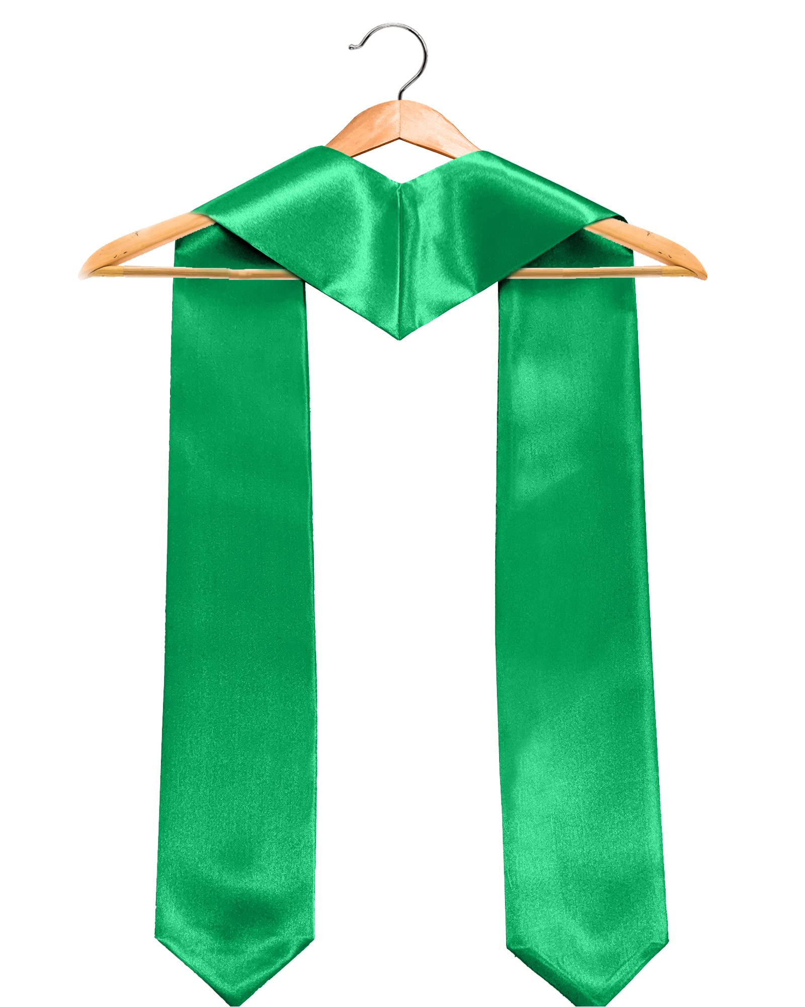 Graduation Stole Honor Sash - 60 Inch Plain Academic Stole for Graduation Ceremony, Photos & Commencement - Perfect for High School, College & University Graduates