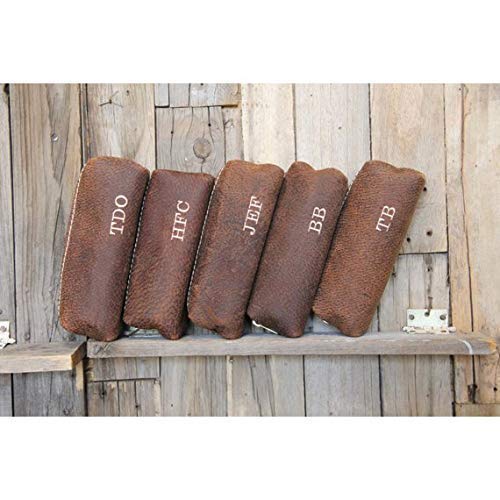 Premium Handmade Boar Leather Doiletry Bag for Men - Groomsmen Gift, Father's Day Present, Shaving Kit Organizer - Artisan Crafted in Arizona USA - Perfect for Travel, Gym & Business Trips