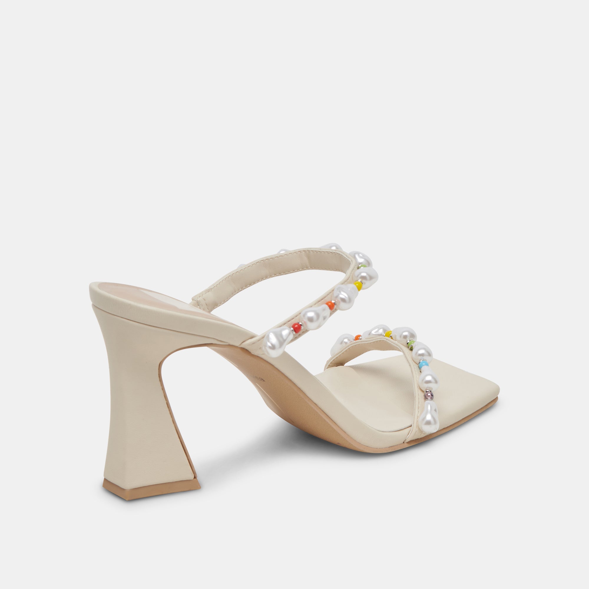 Naja Pride Heels with Rainbow Pearls - Stylish Women's High Heels for LGBTQ+ Pride, Parties, and Special Occasions