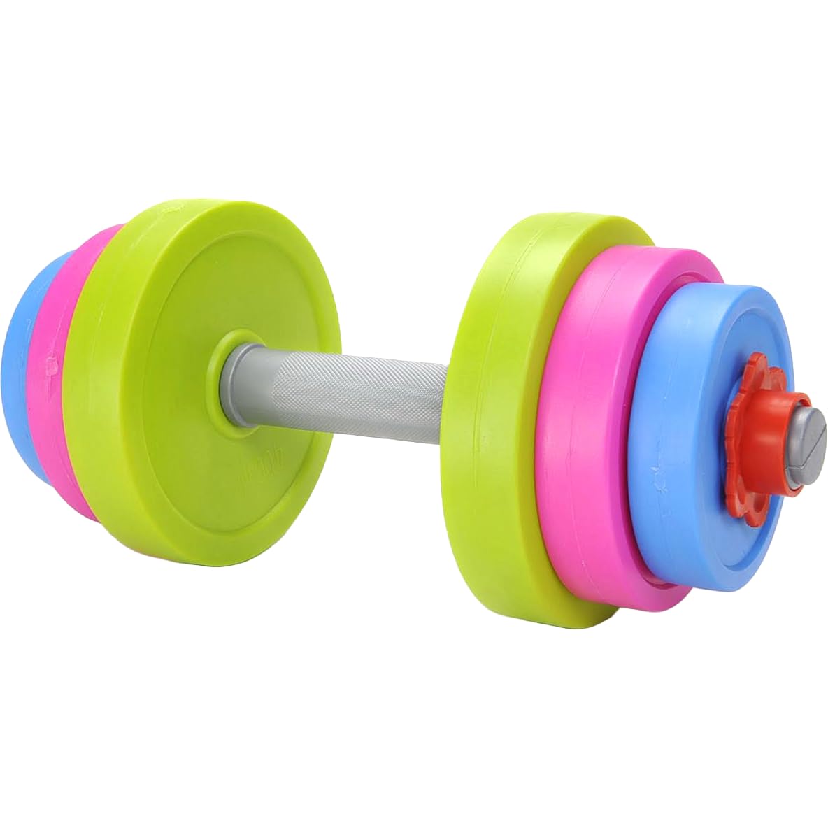 PowerTRC Kids Dumbbell Toy Set - Adjustable Water or Sand Filled Workout Weights for Toddlers | Pretend Play Fitness Equipment, Exercise & Gym Toys for Children | Perfect for Indoor Play, Outdoor Beach Activities & Early Childhood Development