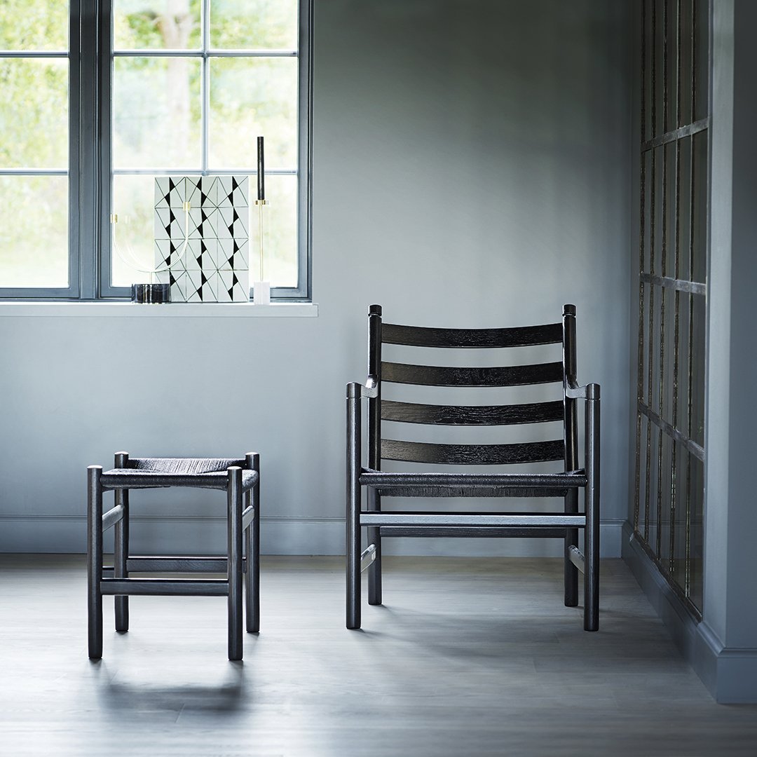 CH53 Stool by Hans J. Wegner - Mid-Century Modern Wooden Stool for Dining, Kitchen, or Living Room - Perfect for Home & Office Decor