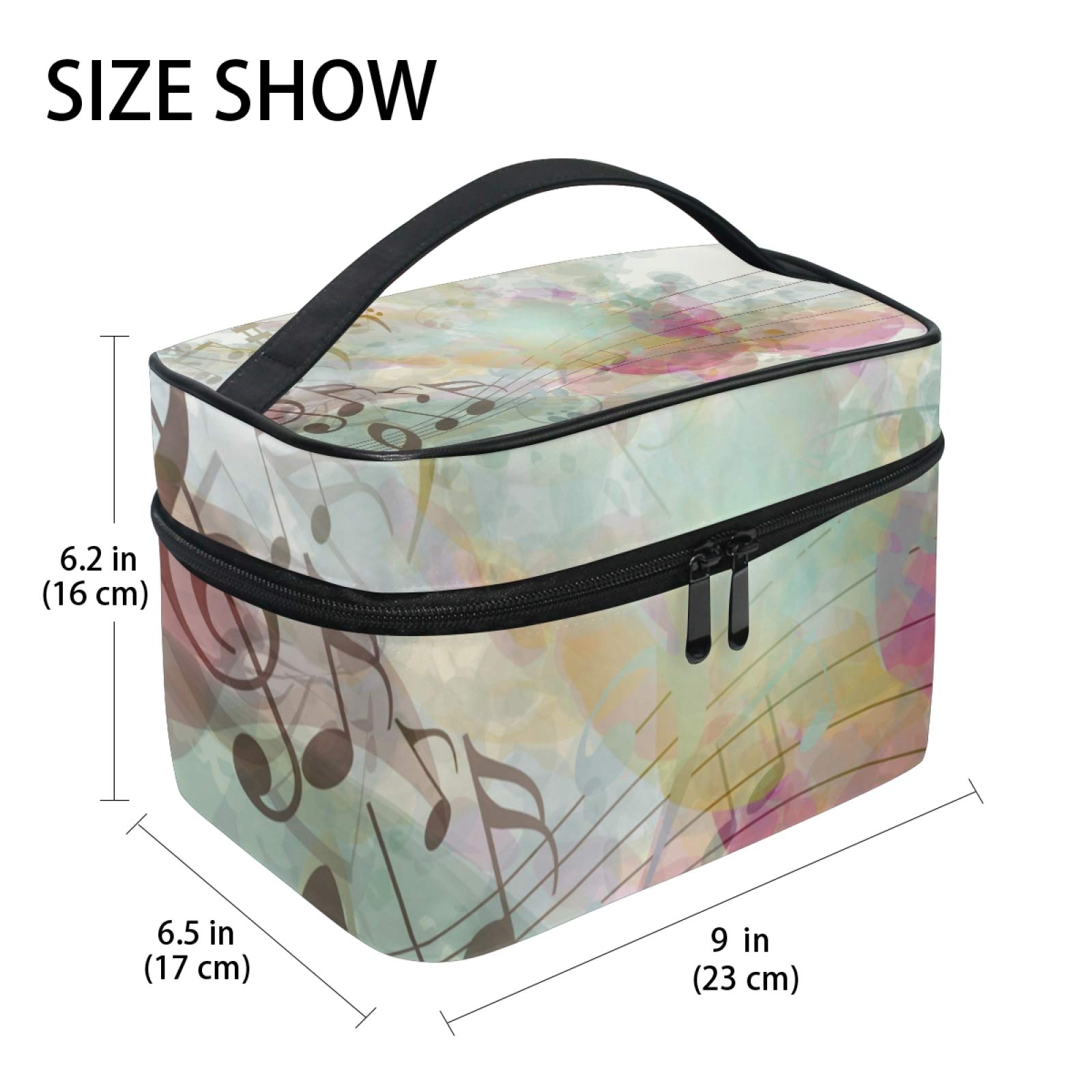 JRDD Large Capacity Cosmetic Bag for Women - Travel & Toiletry Organizer - Perfect for Makeup & Train Cases