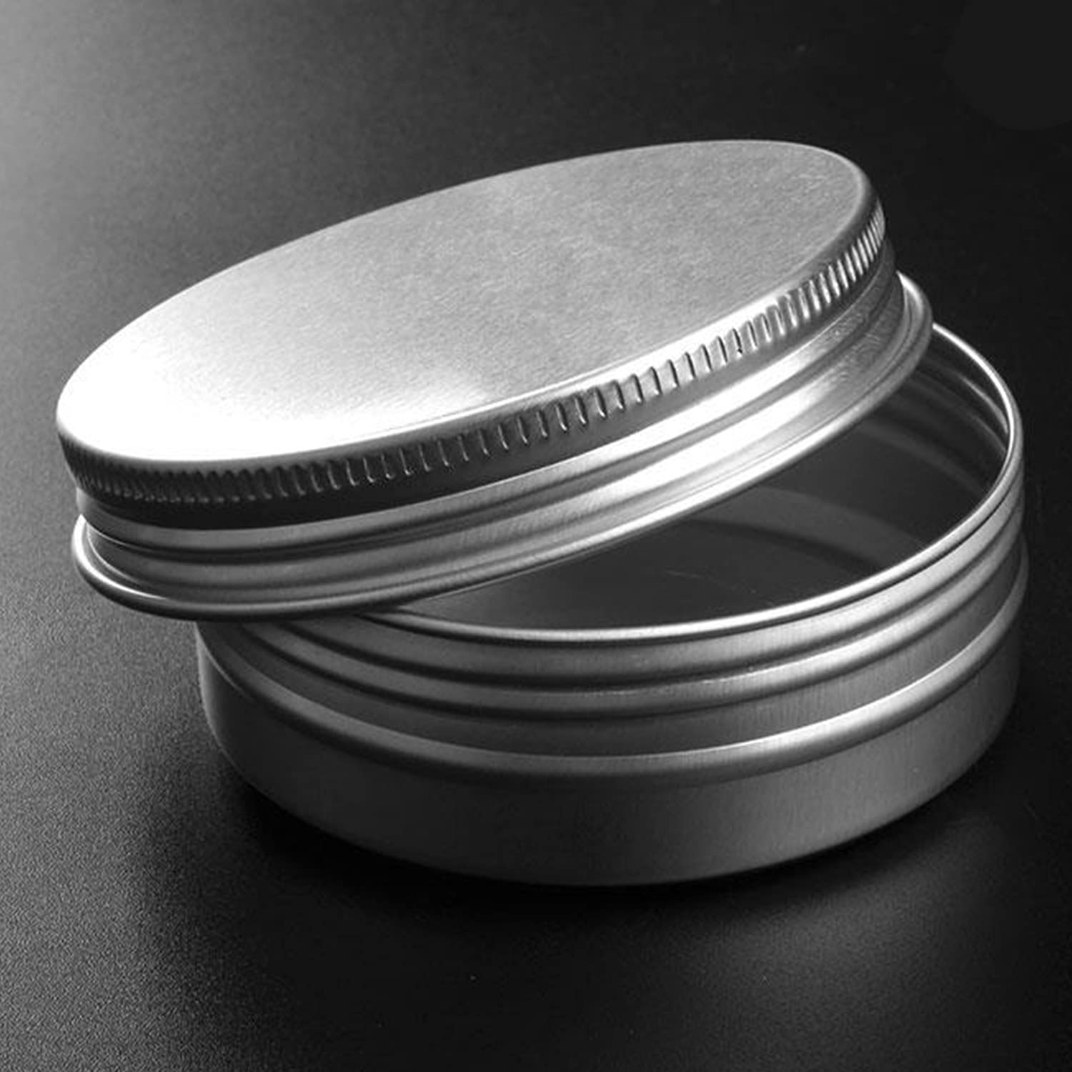 42 Pack 2 Oz Metal Round Tins - Airtight Aluminum Containers with Screw Lids for Salve, Spices, Candies, Tea & DIY Crafts - Perfect for Home Storage, Travel & Gift Packaging