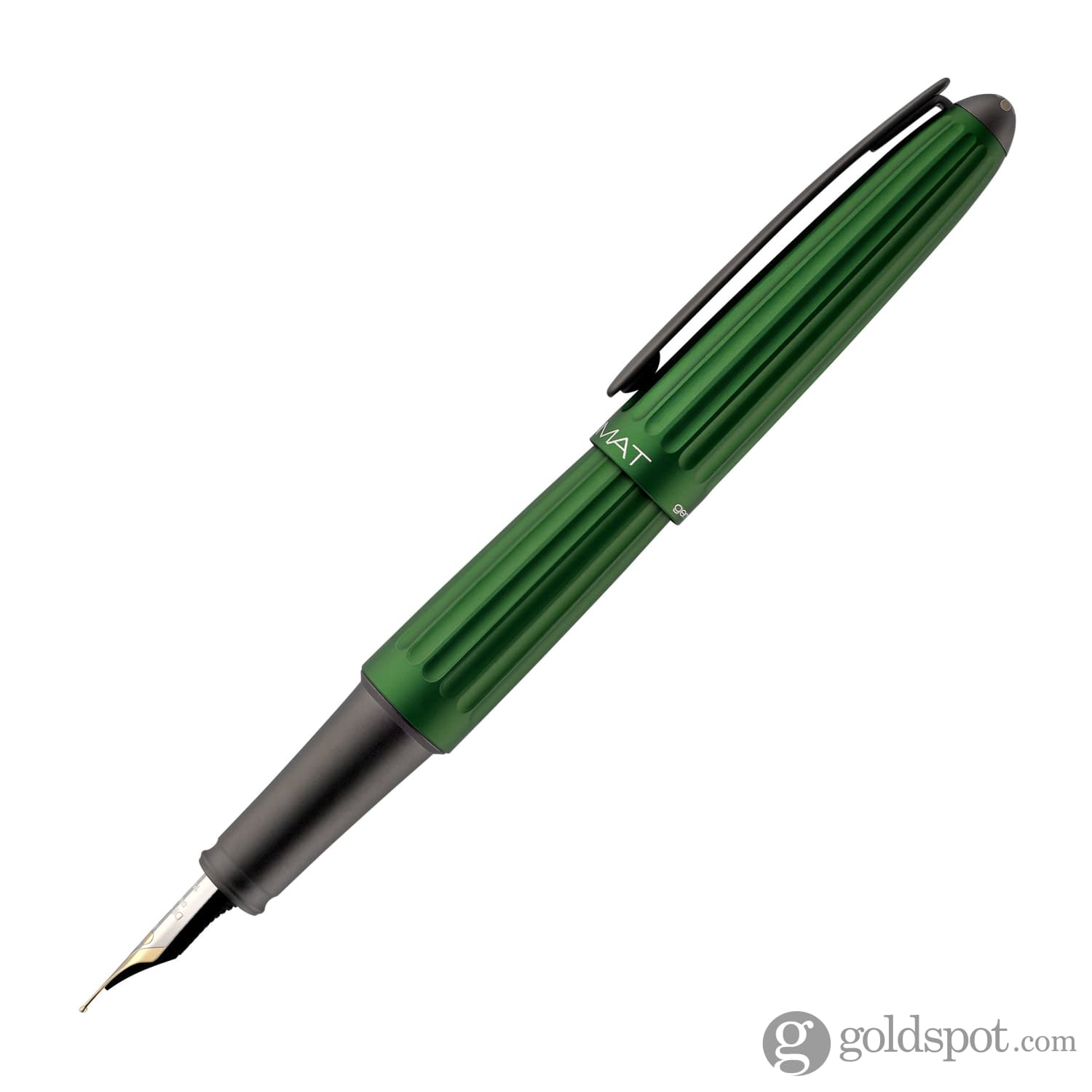 Diplomat Aero Fountain Pen - Premium Green with 14K Gold Nib | Luxury Writing Instrument for Professionals, Collectors & Gift Giving | Perfect for Business Signatures, Calligraphy & Everyday Use