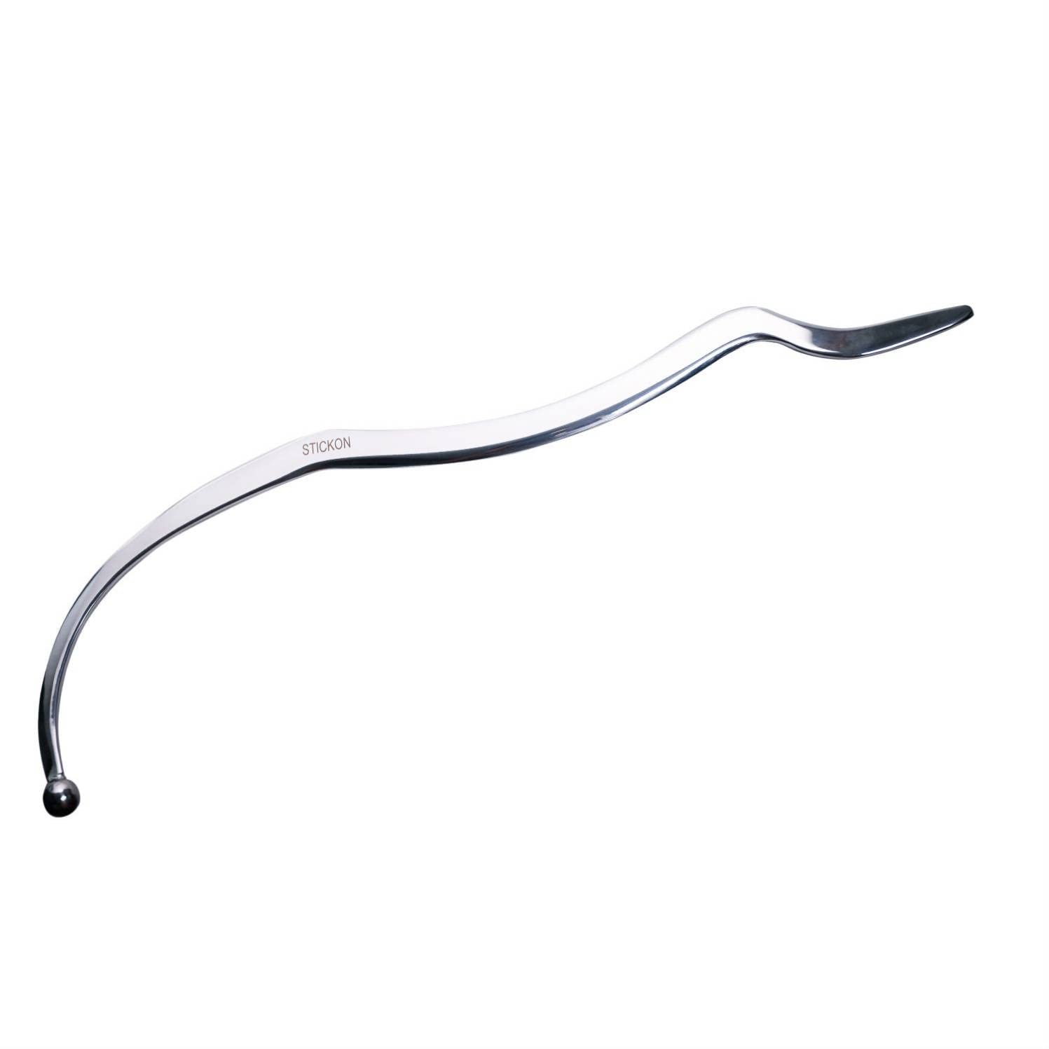 STICKON Stainless Steel Gua Sha Massage Tool - IASTM Scraping Therapy for Muscle Pain Relief & Soft Tissue Mobilization - Portable for Home, Gym & Spa Use (STICKON-31)