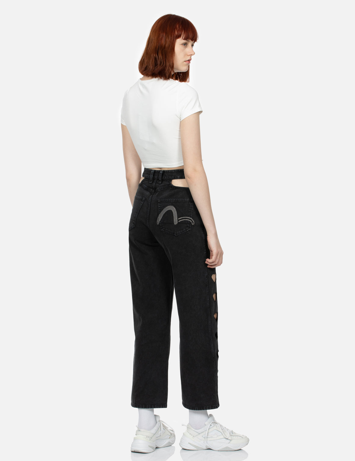 Stylish Logo Print Knotted Cropped Tee for Women - Trendy Summer Casual Top for Outfits, Beach & Streetwear Fashion