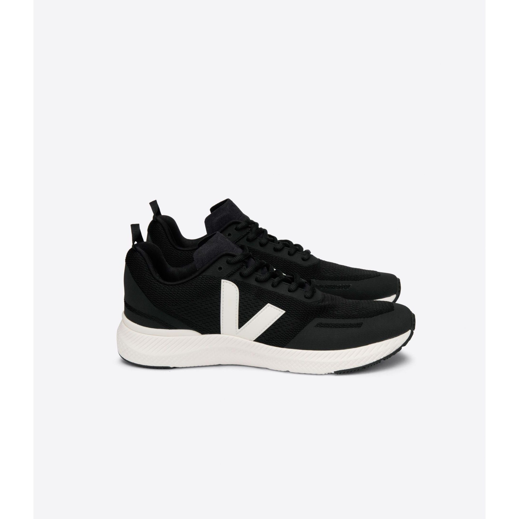 Veja Women's Impala Engineered Mesh Sneakers in Black Cream | Vegan Eco-Friendly Running Shoes for Women | Perfect for Gym, Workout & Casual Wear