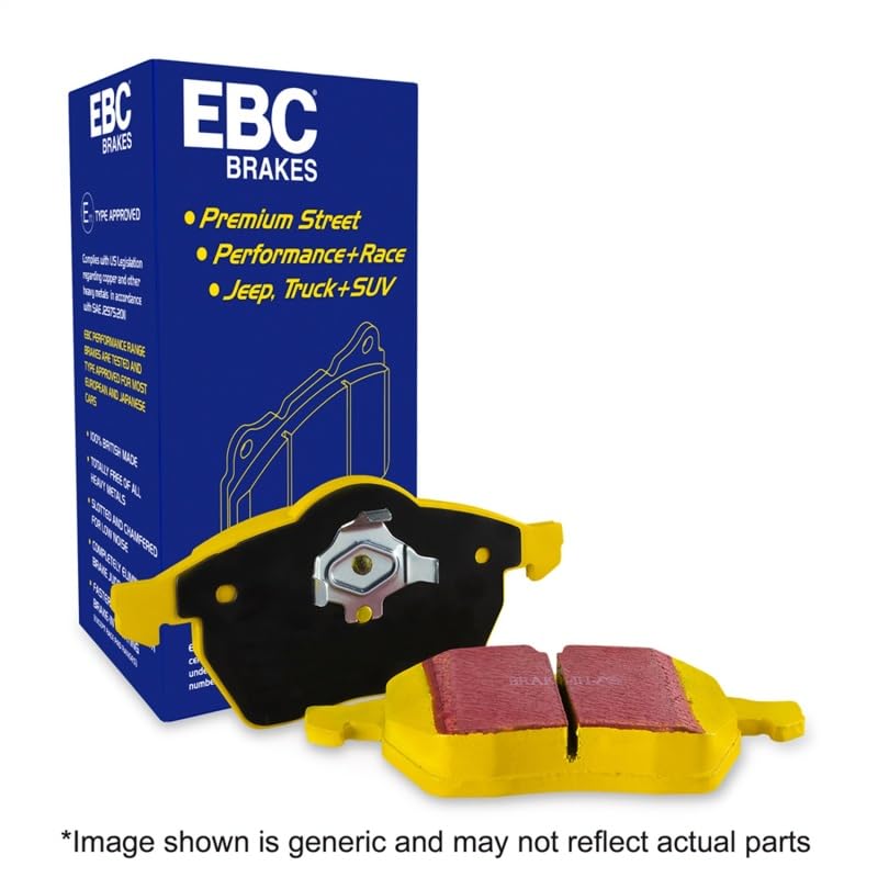 EBC Brakes DP42330R Yellowstuff Brake Pads - High Performance Ceramic Brake Pads for Sports Cars, Track Racing & Daily Driving