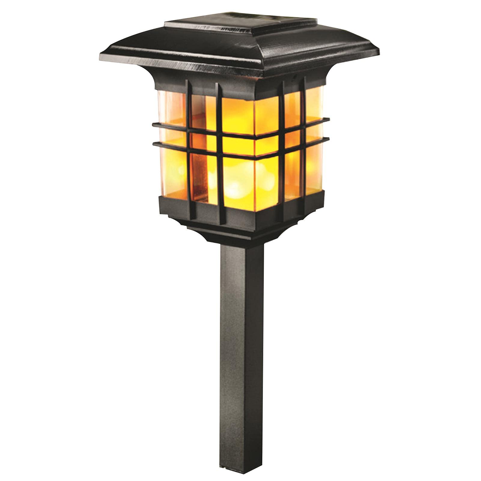 Solar Post Lights Outdoor - Waterproof LED Solar Lamp for Garden, Patio, Lawn, Pathway, Driveway, Backyard, Gate & Deck - Vintage Style Solar Fence Lighting (Type C) - Perfect for Landscape, Security & Decorative Lighting at Night