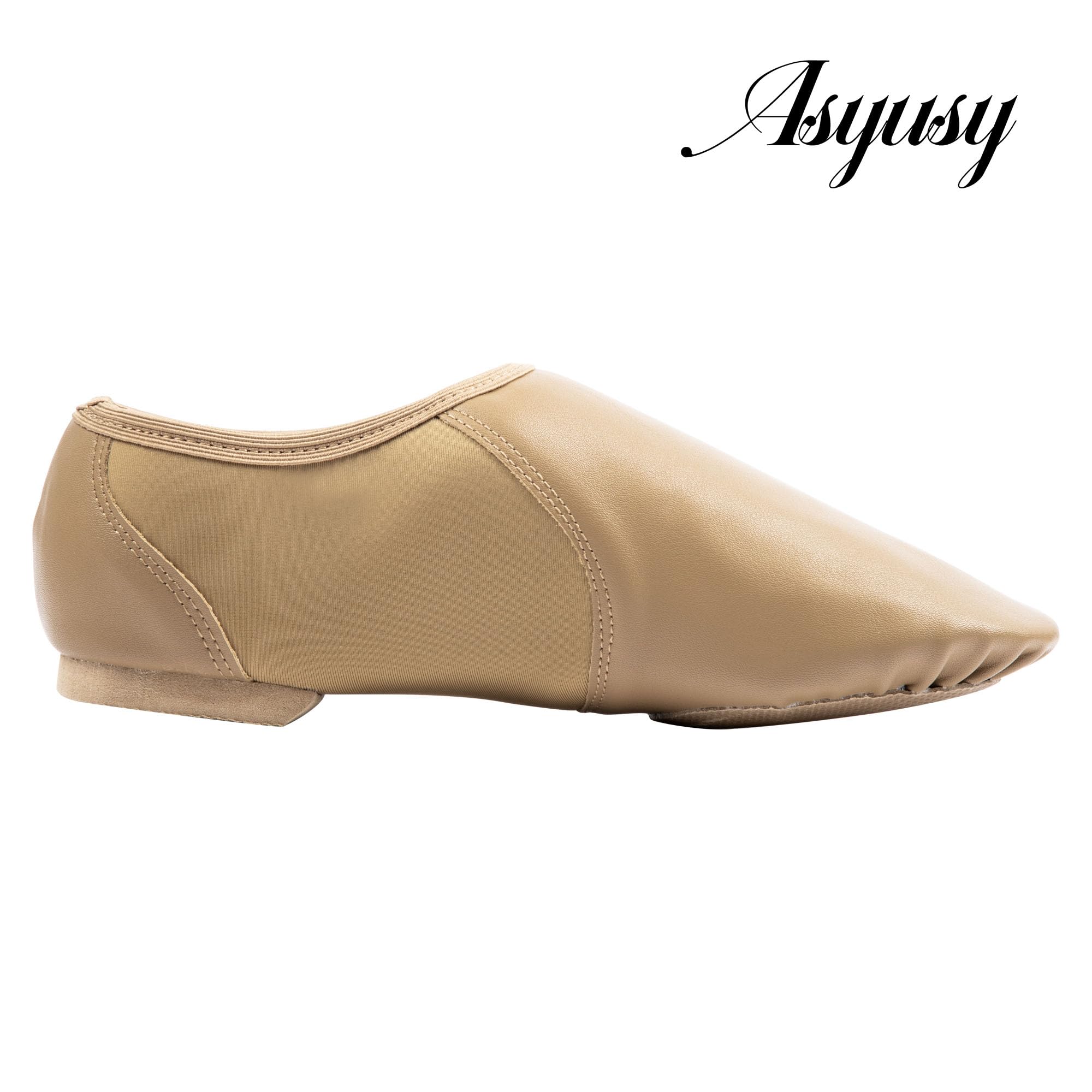 Jazz Dance Shoes for Women & Men - Round Toe Soft Leather Dance Slippers for Ballet, Jazz, and Contemporary Dance Performances