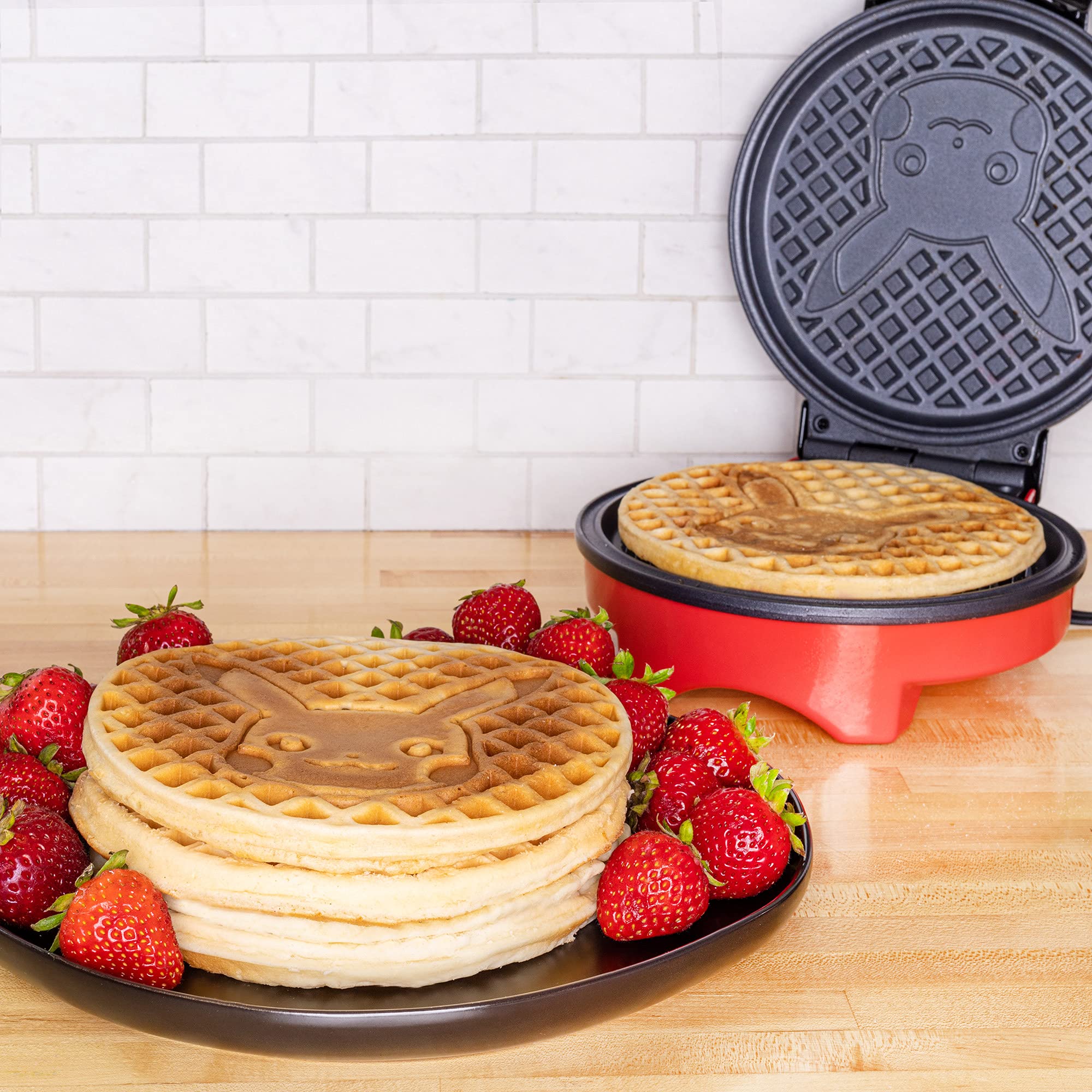 Pokémon Waffle Maker by Uncanny Brands - Pikachu Waffle Iron for Fun Breakfast - Perfect for Kids Parties & Pokémon Themed Events