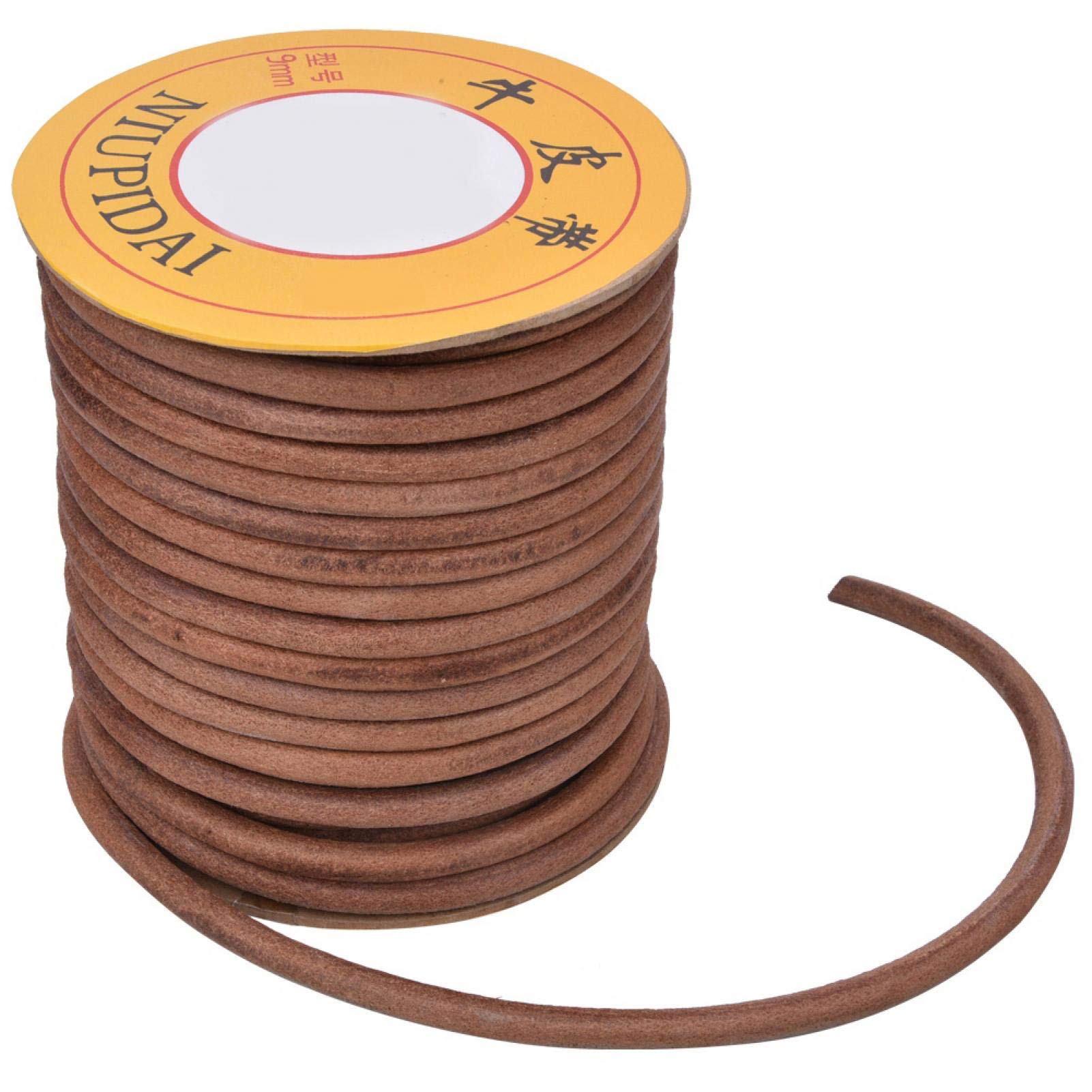 Premium 9mm Cowhide Leather Belt for Treadle Sewing Machines | Heavy-Duty Sewing Machine Belting | Multi-Functional Replacement Belt for Antique & Vintage Sewing Machines | Perfect for Quilting, Tailoring & DIY Crafts