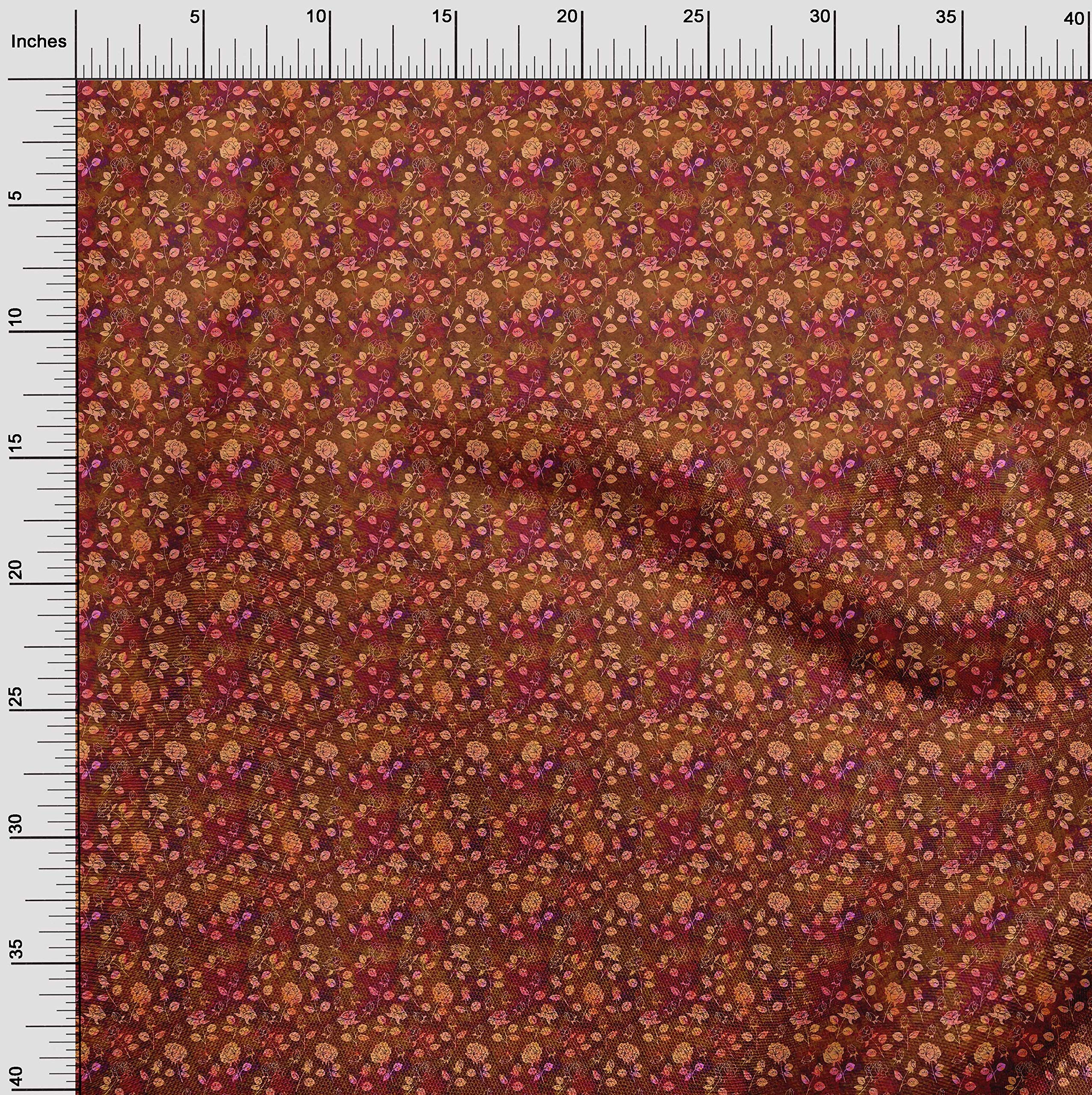 Premium 100% Cotton Jersey Cocoa Brown Batik Fabric by The Yard - 58 Inch Wide for DIY Clothing, Quilting & Sewing Projects - Perfect for Dresses, Scarves & Home Decor